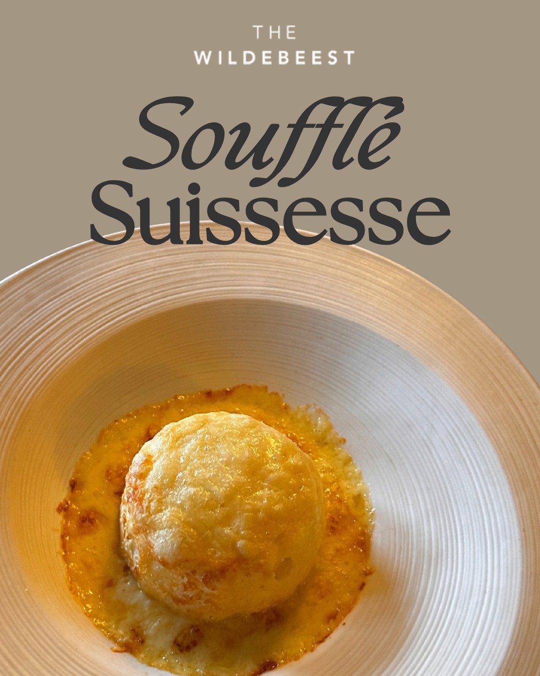 Experience an iconic dish&hellip; 

The Souffl&eacute; Suissesse - a timeless classic, crafted to perfection with Swiss Cheese and Cream. Luxury in every forkful. 

Available across several of our menus. Order this legendary French delight when you n