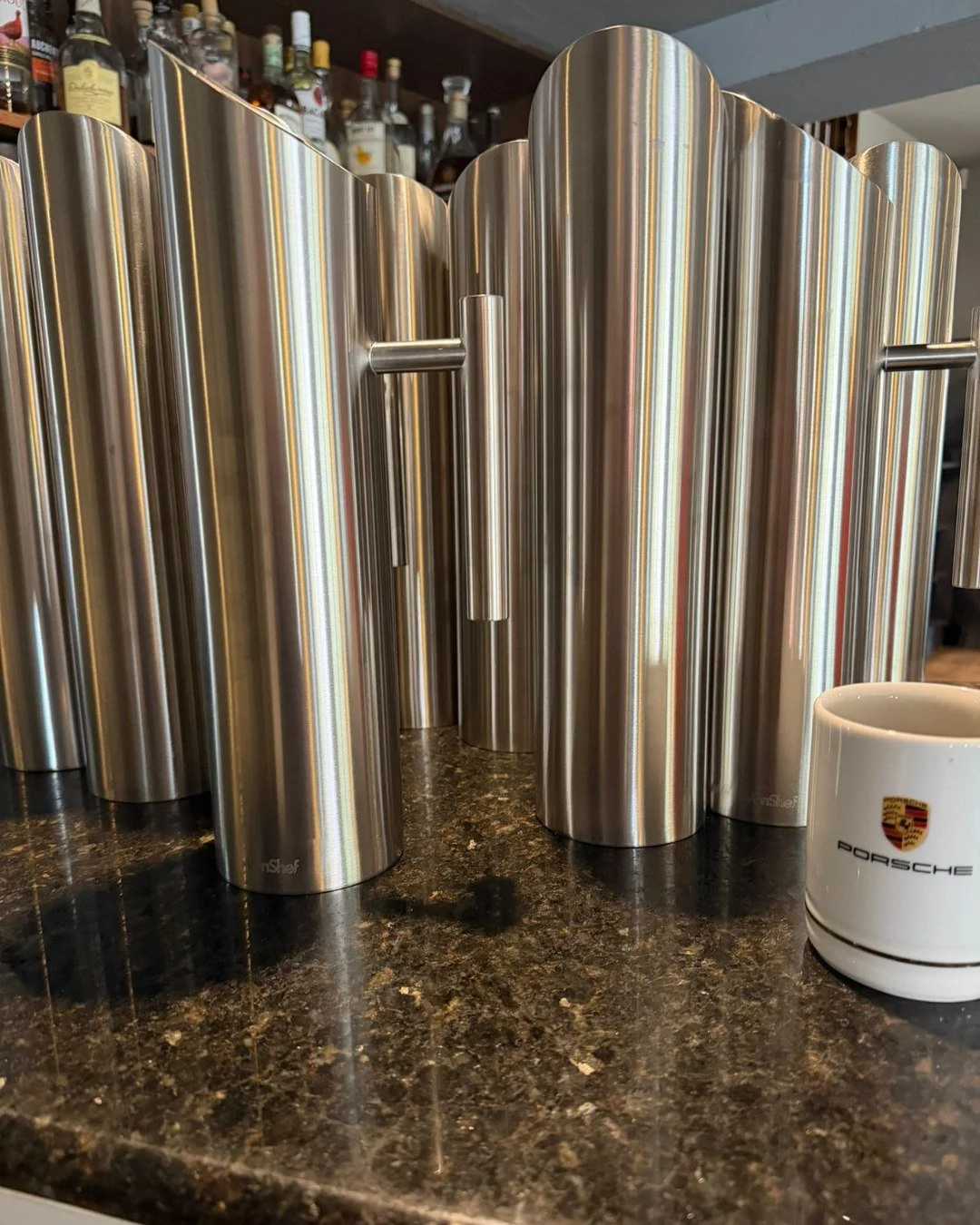 ALL CHANGE
A Beloved Classic Takes a Bow

For years, our iconic Gluggle Jugs have been a cherished centrepiece at every table in our restaurant. Now, we&rsquo;re embracing a new era - sleek, modern water jugs that reflect our refined, contemporary vi