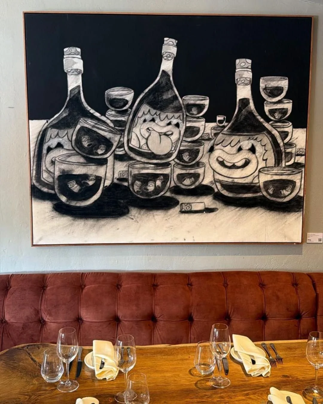 Art at The Wildebeest.

Cute at first glance, darker on closer inspection &mdash; the unmistakable work of Norwich-born artist Matt Callaby, also known as Mr Callaby.

We&rsquo;re currently exhibiting 11 pieces from his black-and-white Monochrome Tho
