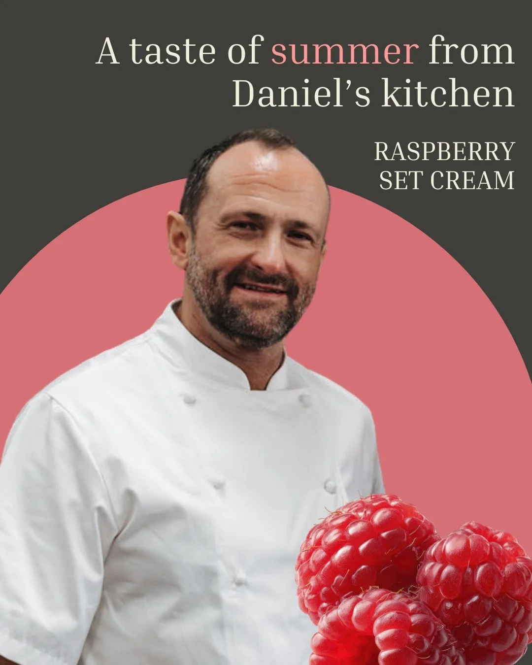 Chef Patron Daniel Smith turns the spotlight on one of summer&rsquo;s hero ingredients&hellip; raspberries.

➡️ Swipe to see his Raspberry Set Cream, finished with honeycomb for a crisp textural contrast.

#RaspberryDessert #SeasonalDesserts #SummerB