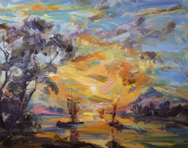 Yellow Landscape (after Gainsborough)