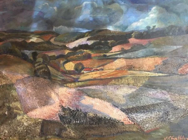 Landscape with Cottages
