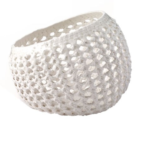 Knitted Baby Bonnet Porcelain 1