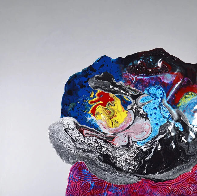 RELISH - £1,000 - 43x43cm - Mixed Medium on Canvas