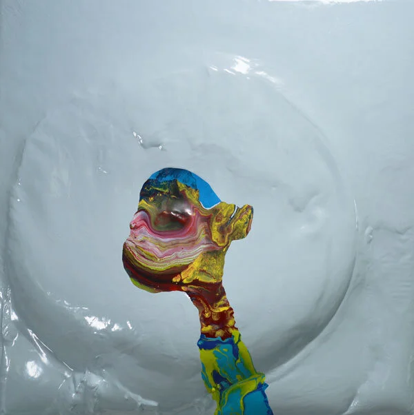 ISOLATED  43x43cm    Mixed Medium on Canvas   £1,000.