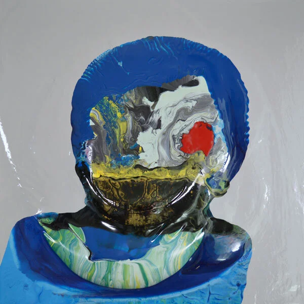 OPPOSED  43x43cm  Mixed Medium on Canvas   £1,000