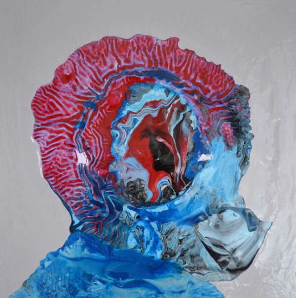 WONDER - £1,000 - Enamel and Gloss on Canvas  - 43 x 43cm