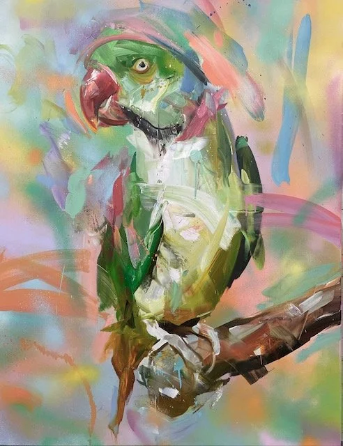 Chatterbox  Oil on linen   110x85x5cm   Price on application