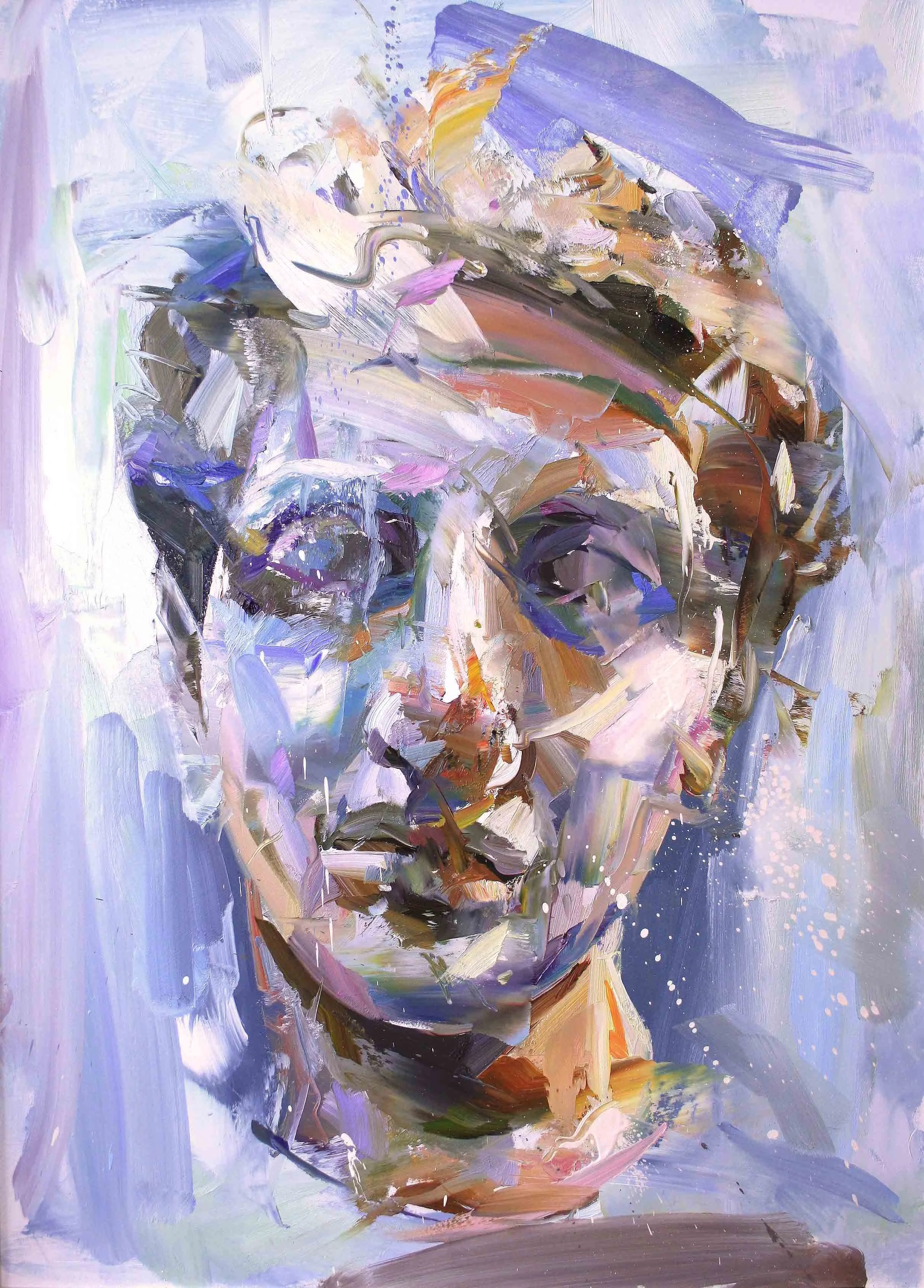 A Classical Head  - Oil on board - 80x55cm/30x32in -POA