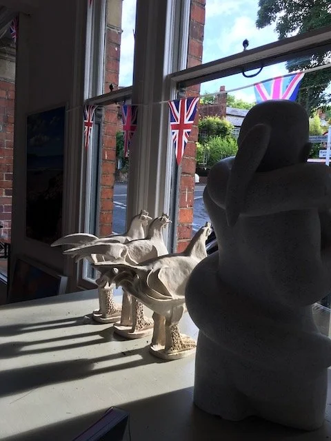 Three French Hens from  Atelier-Musée Adzak - Paris