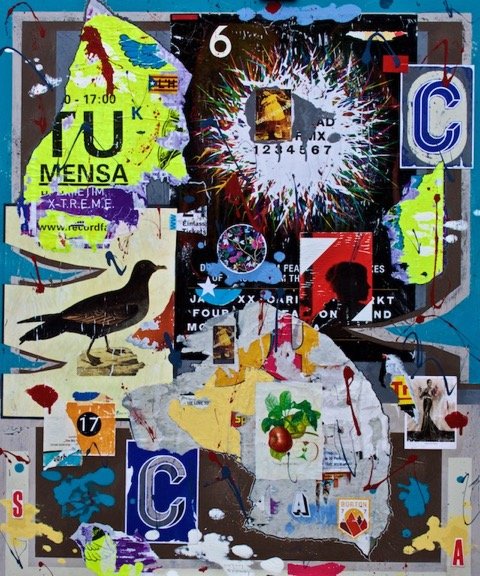 Colin Brown - Collage & Paintings