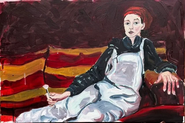 'I Always Eat Sweets but Today I Went For a Lollipop'  60x90cm Oil on Canvas