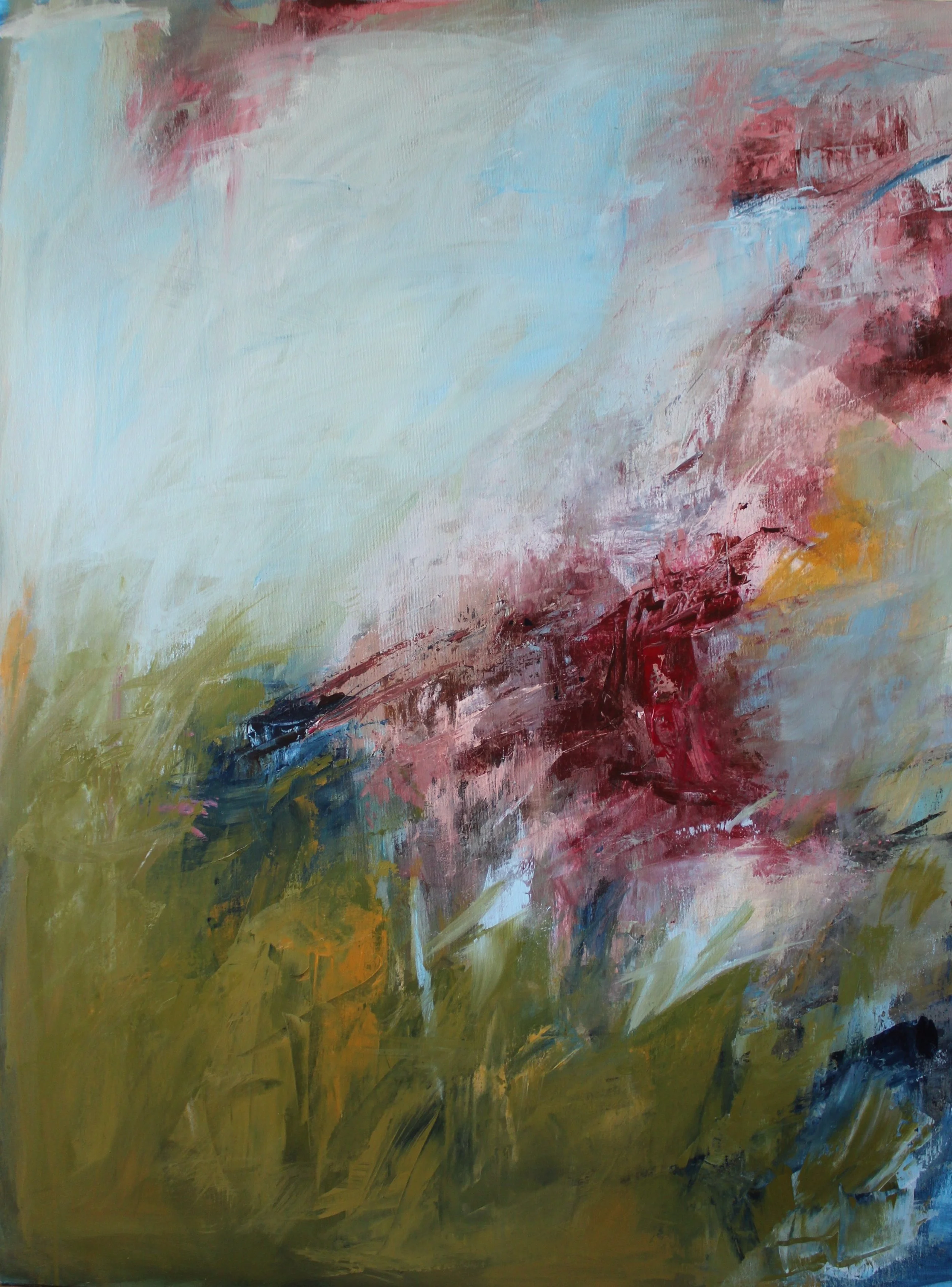 CRUSHED (Title  No.3)     79.5 cmx105 cm    Acrylic on Canvas £2250  