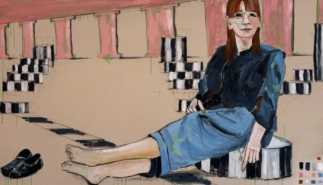 Wendy Freestone   The Girl  with No Shoes   Oil on canvas 130 x 100cm