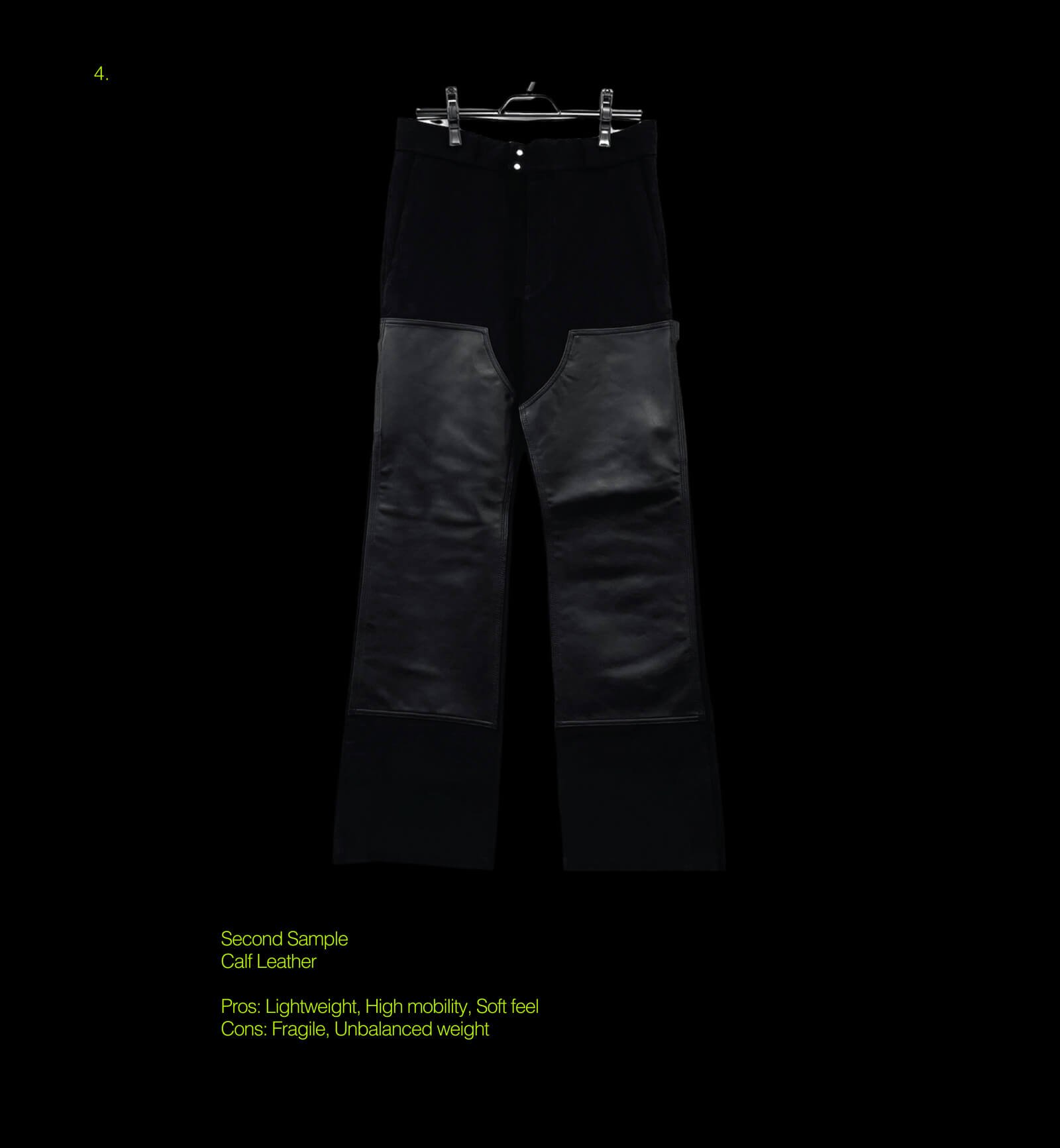 VUJADE adagio leather trousers | eclipseseal.com