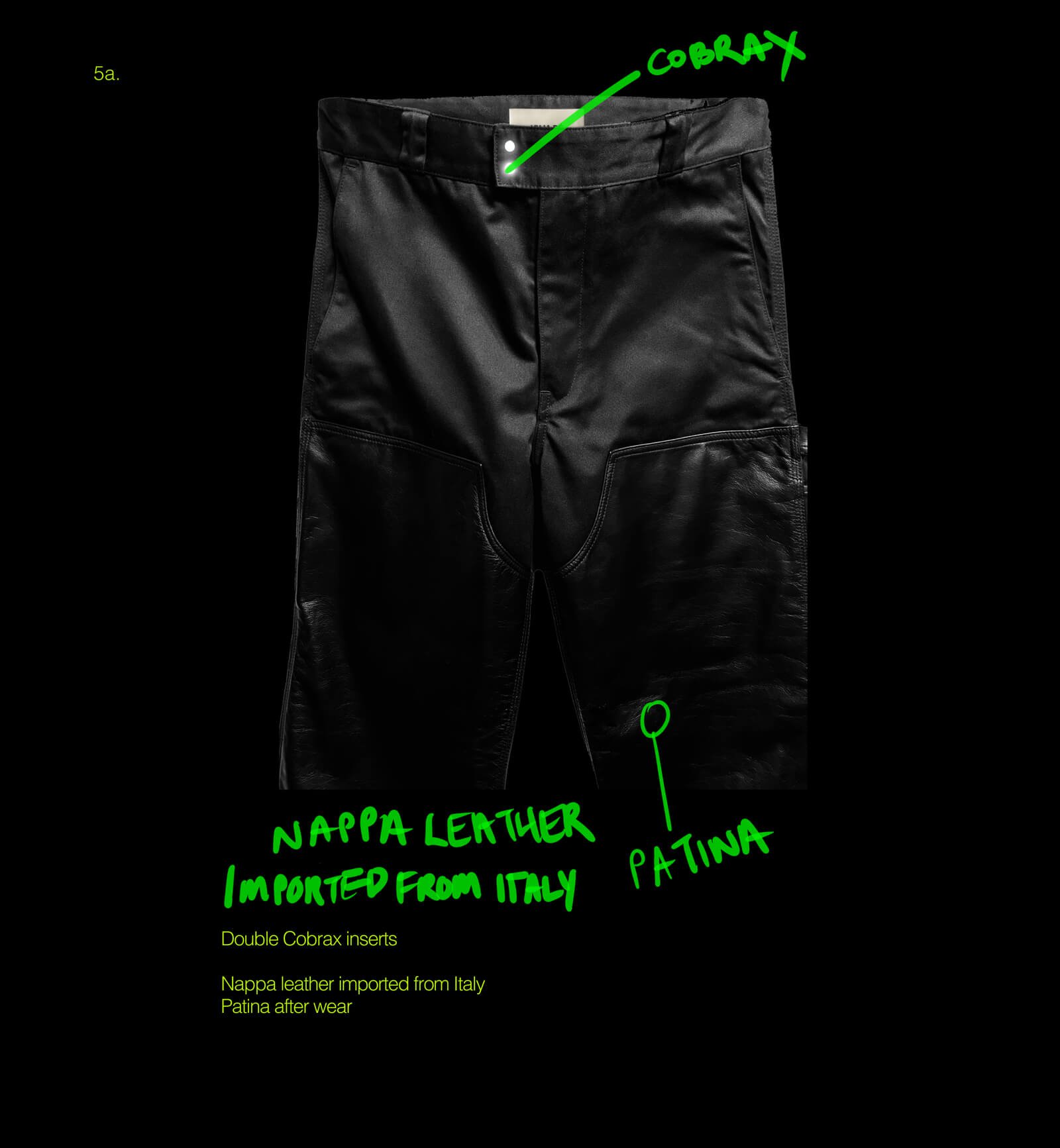 Vuja de adagio leather trousers size1