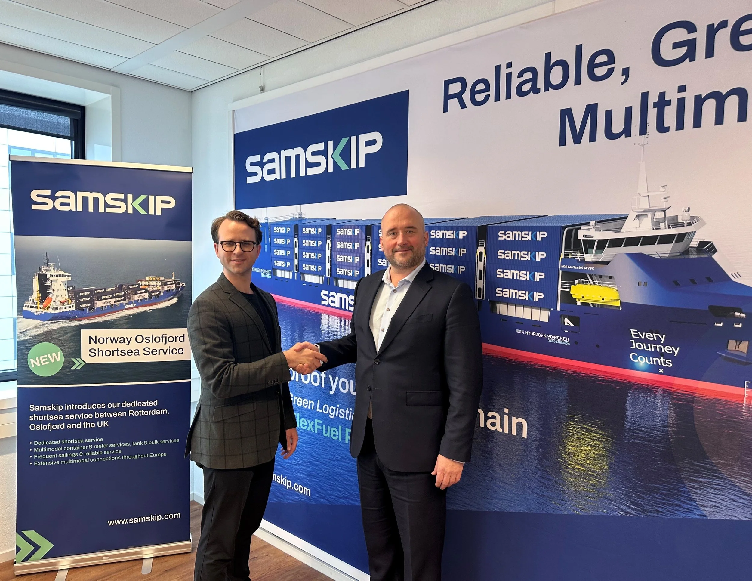 Samskip moves forward with Norwegian Hydrogen as its preferred supplier of liquid green hydrogen