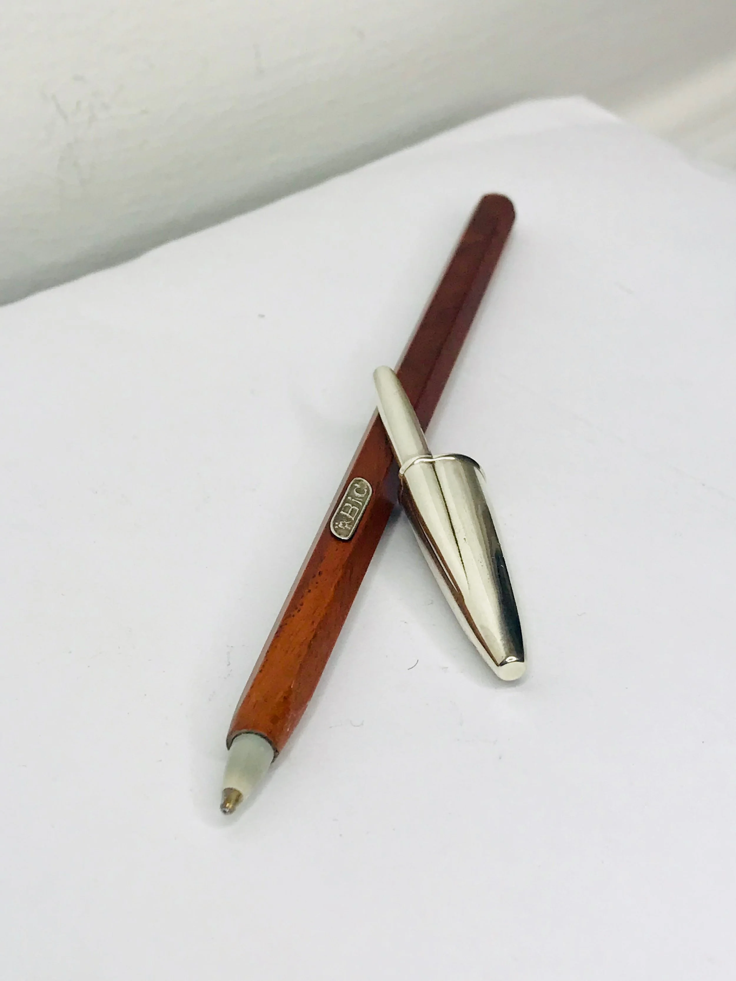 Rare BIC Sterling Silver 40th anniversary ballpoint pen — ST 