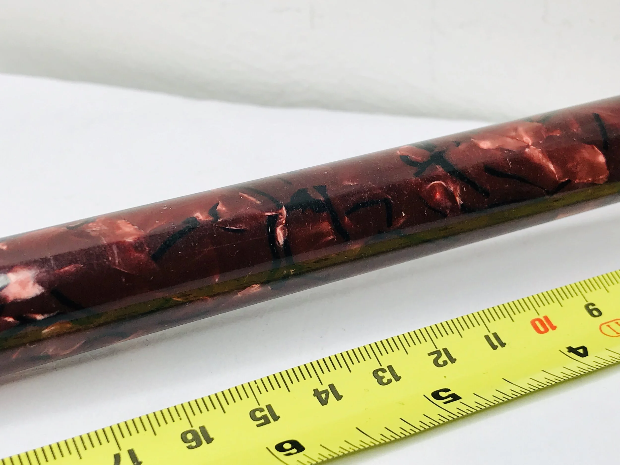 Omas Red Scarlet Celluloid Rod