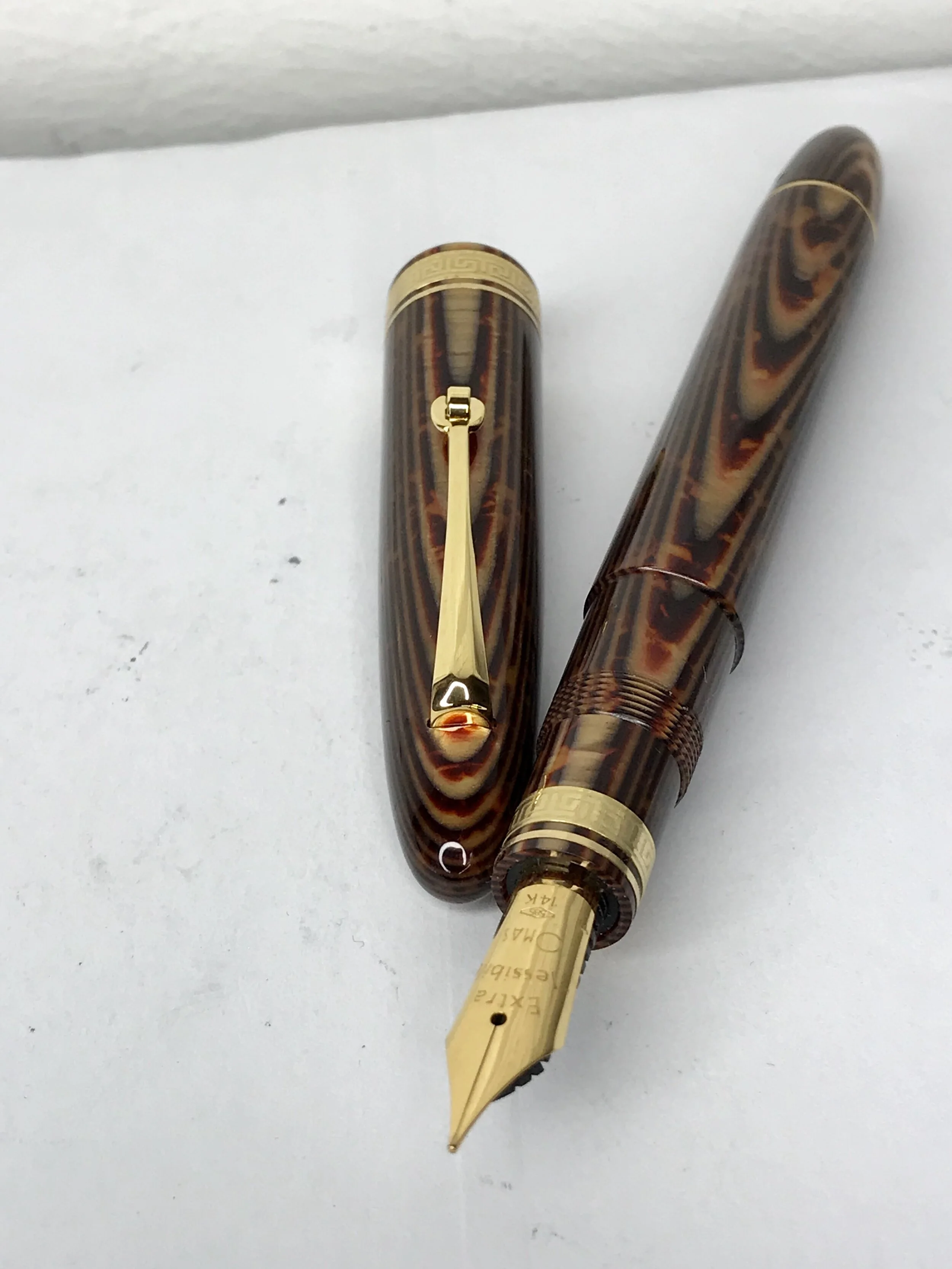 Omas Arco Bronze Ogiva Fountain Pen (F) Nib
