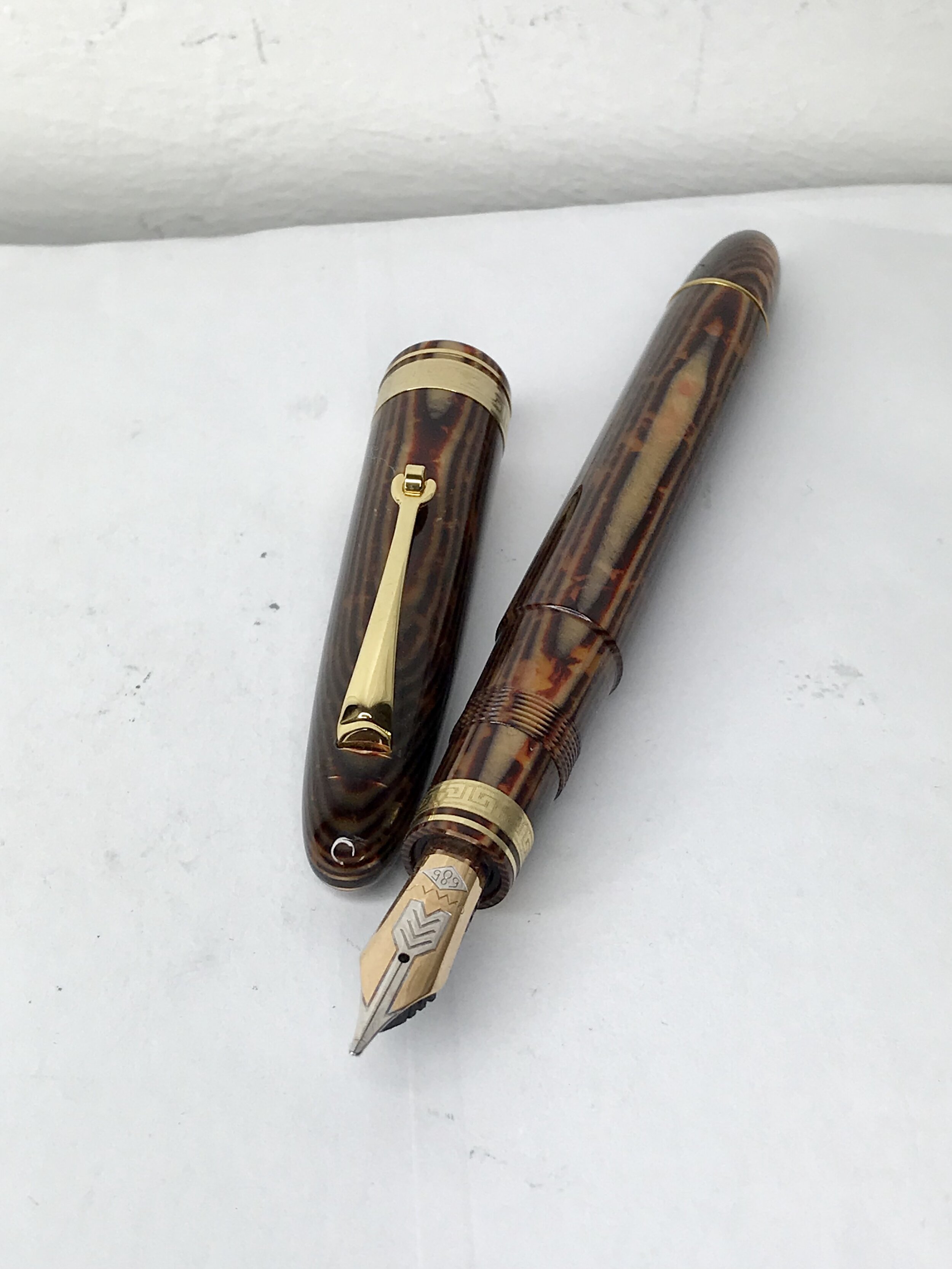 Omas Arco Bronze Ogiva Fountain Pen (B) Nib