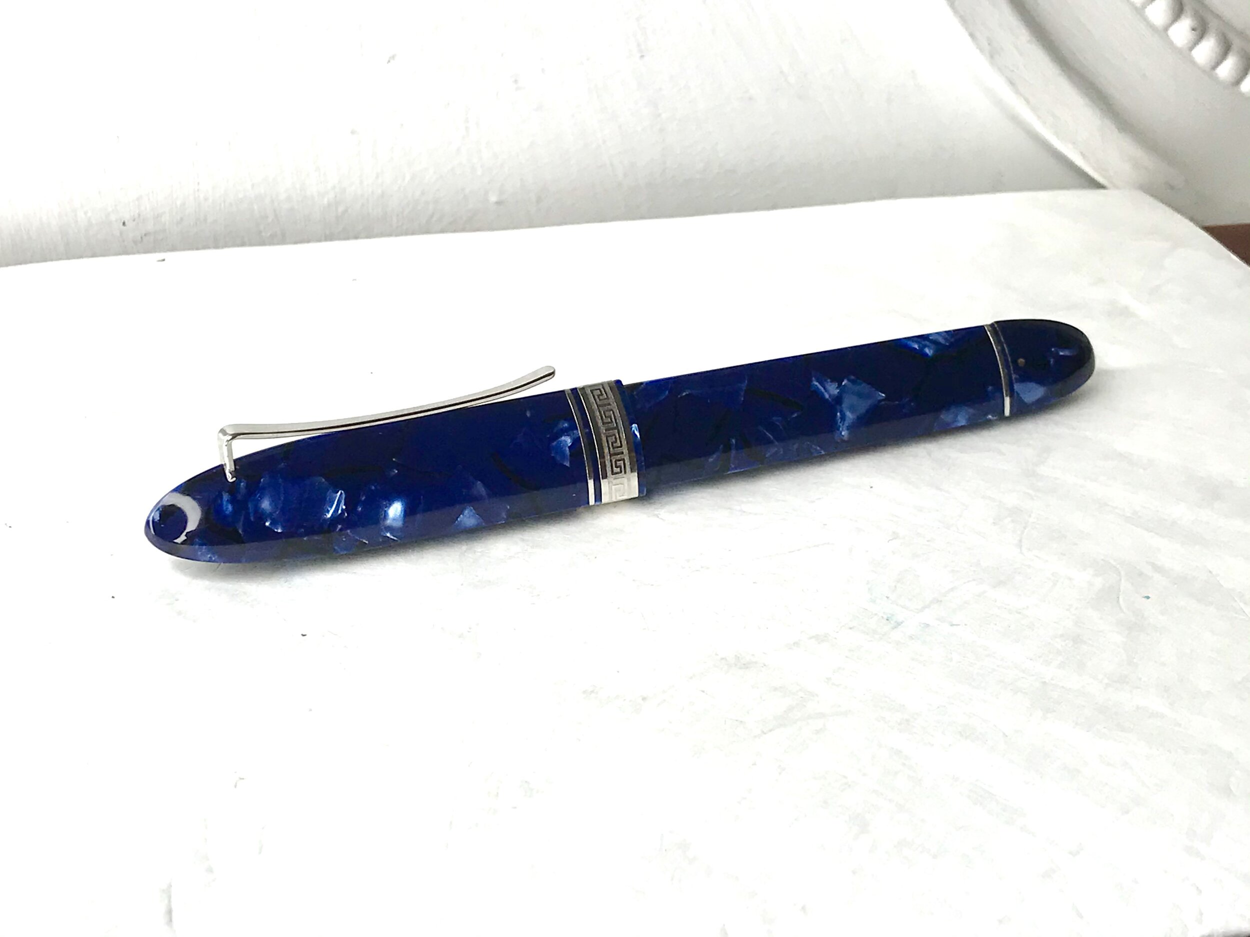 Omas 360 Royal Blue Celluloid Rollerball Pen