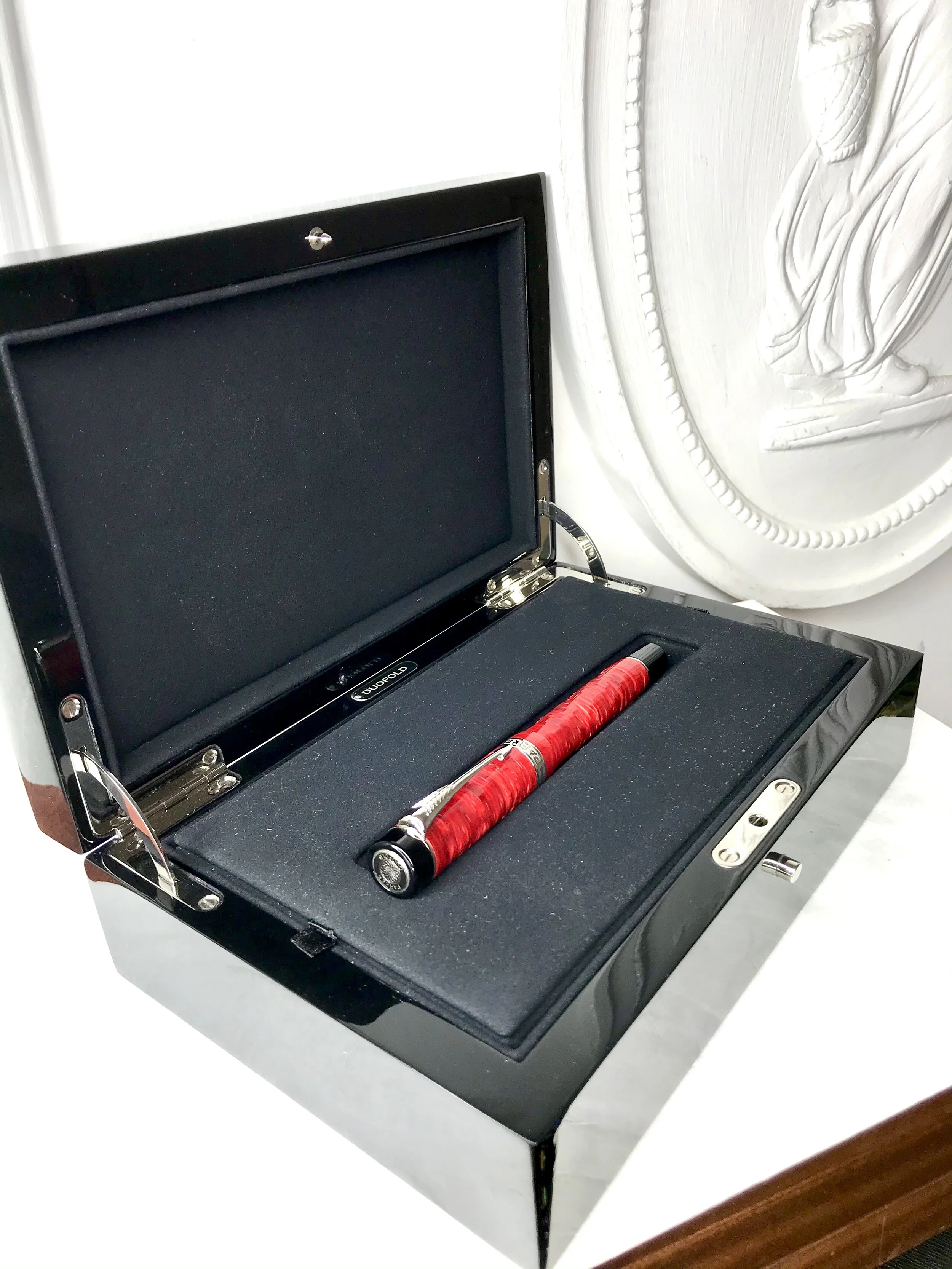 Rare Parker Duofold Centennial DNA (Red Flame) Fountain Pen