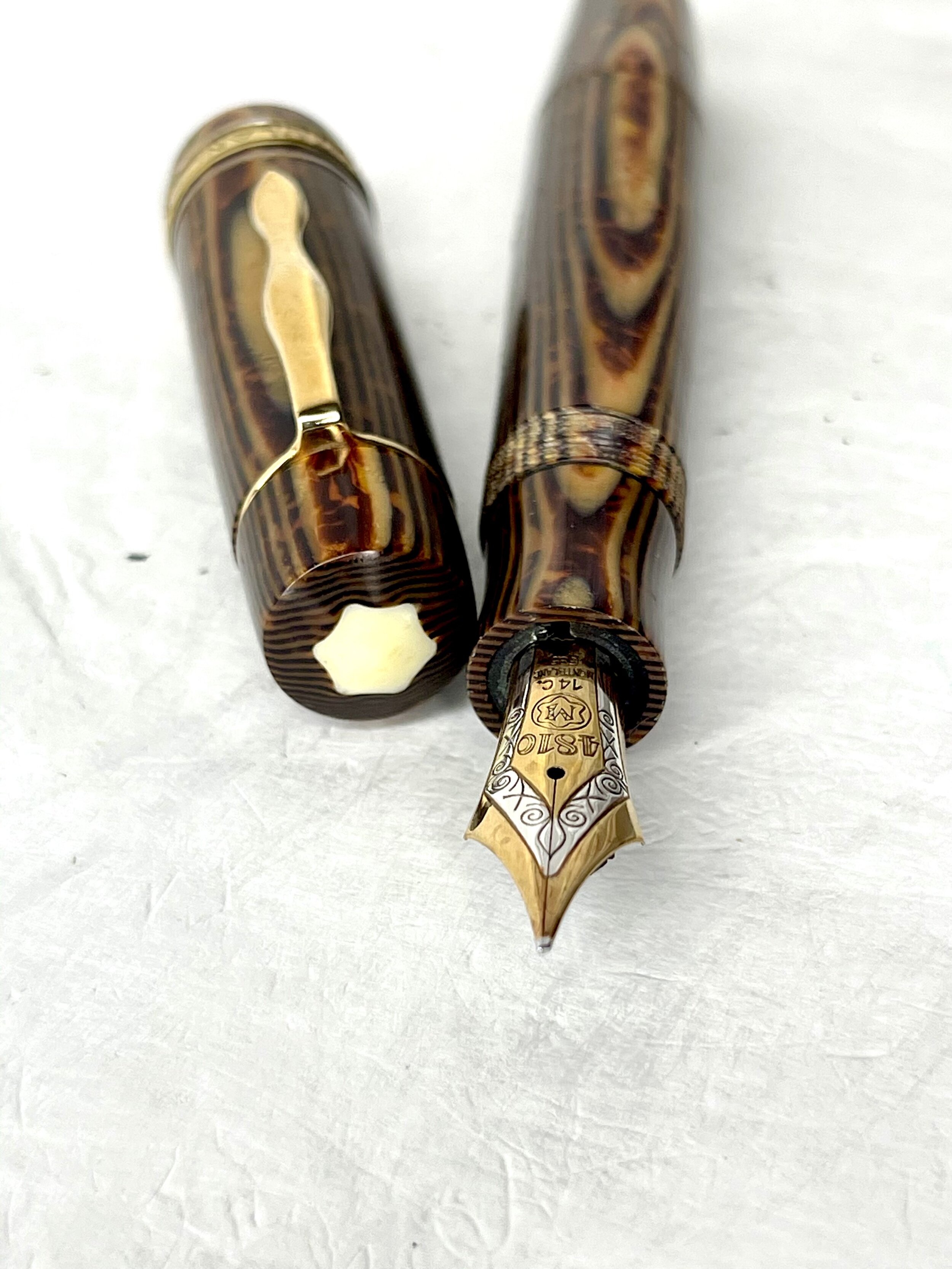 Custom Montblanc 139 Arco Bronze Fountain Pen