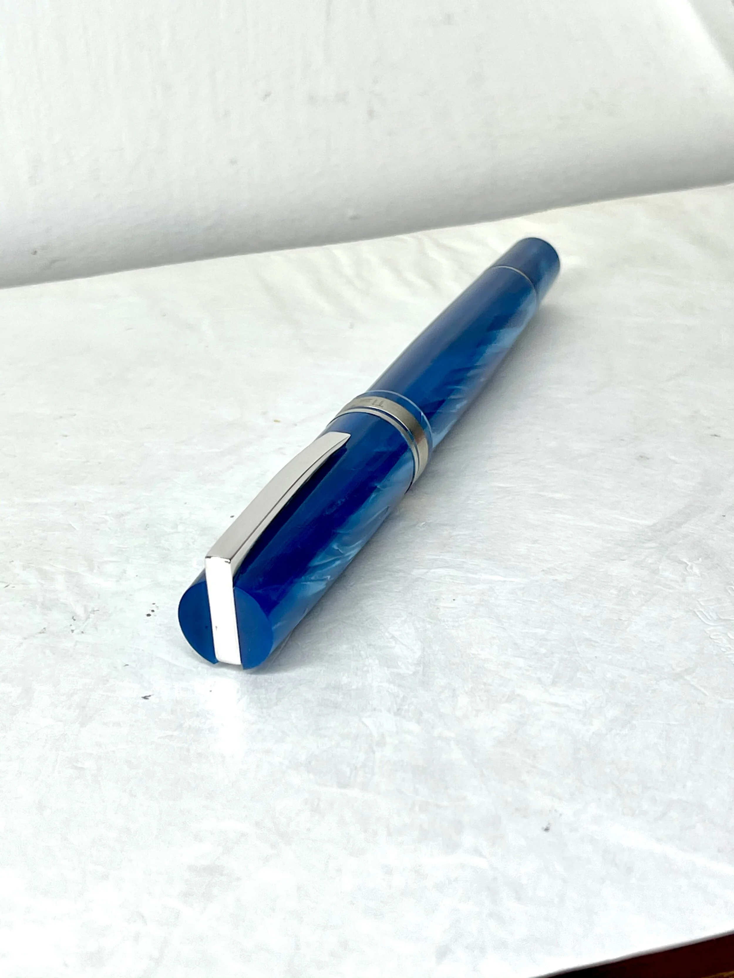 Rare Delta Titanio in Turquoise Celluloid Fountain Pen. Limited to 50 worldwide.