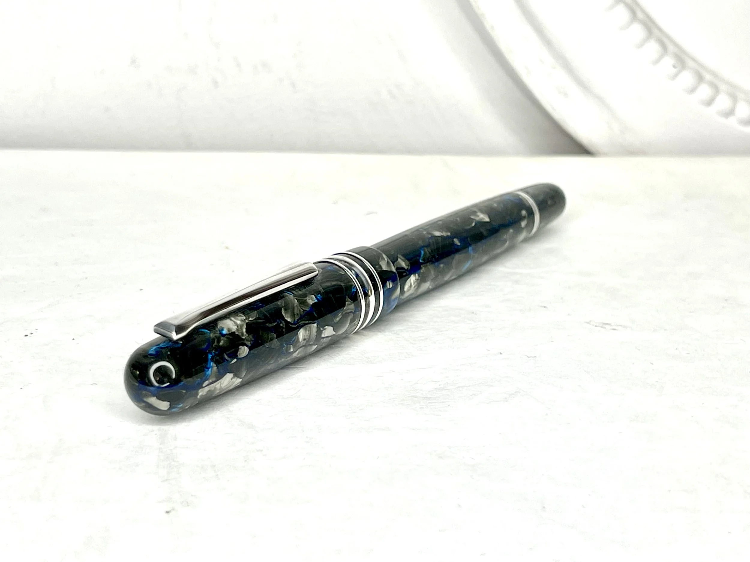 Rare Mercury Tibaldi Impero Celluloid Limited Edition Fountain Pen