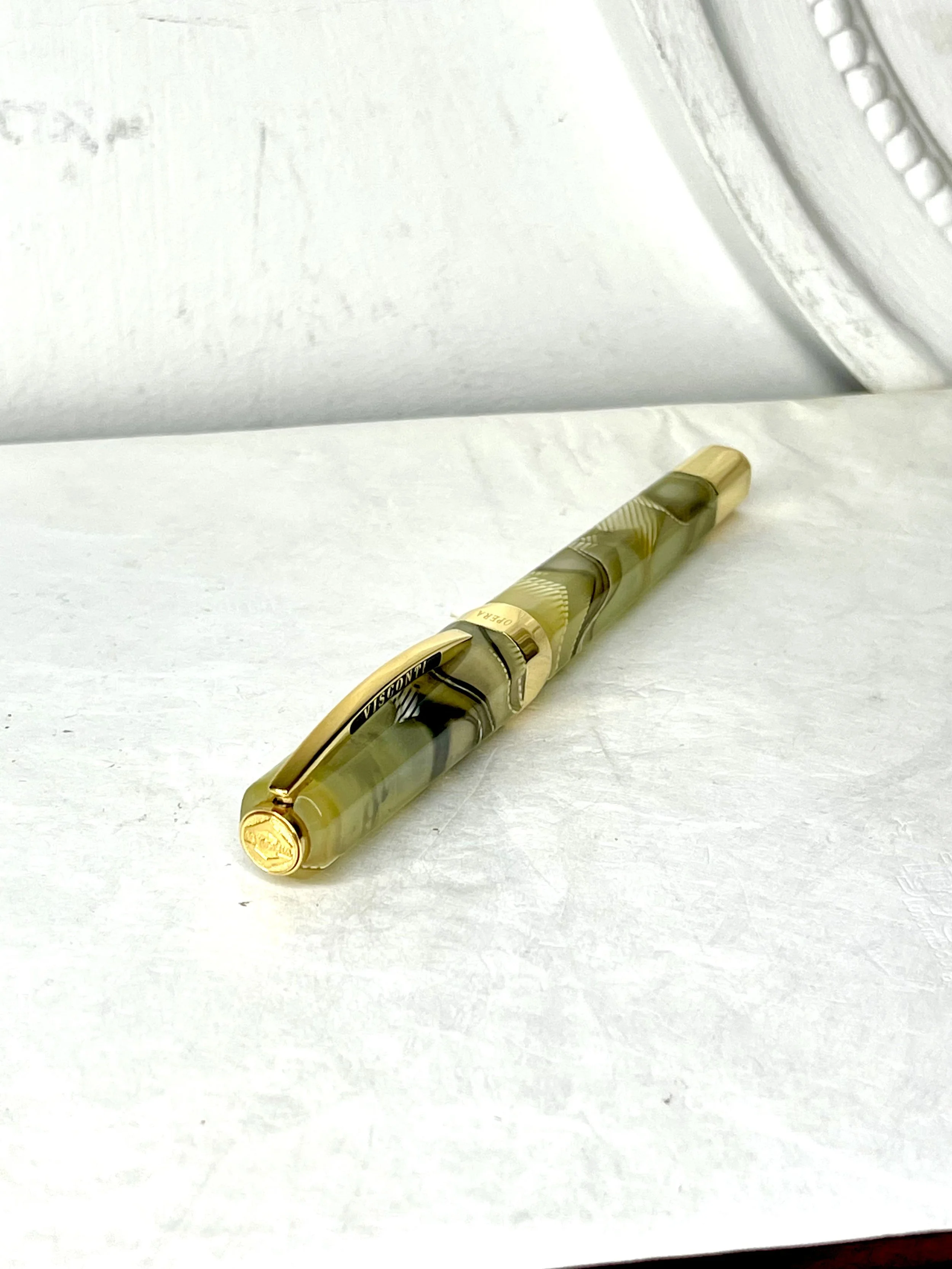 Rare Visconti Opera Club Honey Almond Resin Fountain Pen