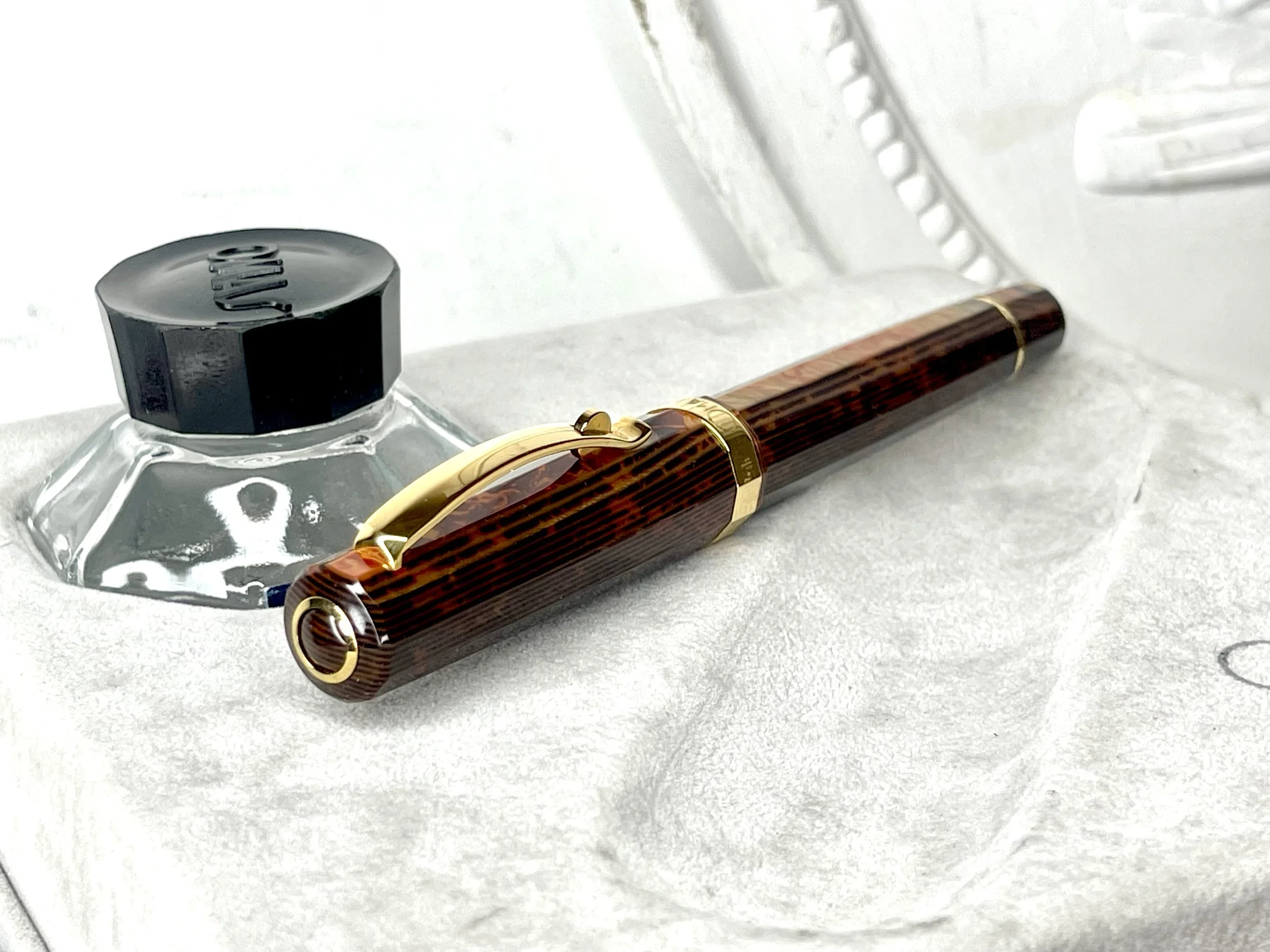 Omas Grand Paragon Arco Bronze Fountain Pen (Rare)
