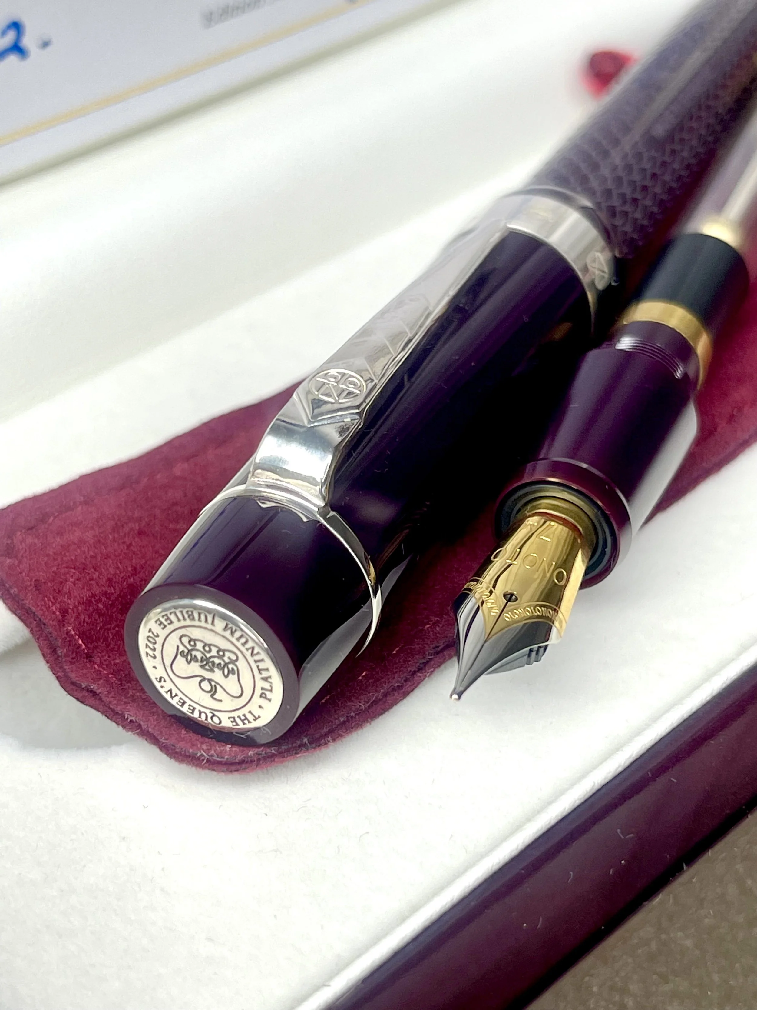 Onoto Platinum Jubilee Special Fountain Pen Limited to 5 Worldwide (4/5)