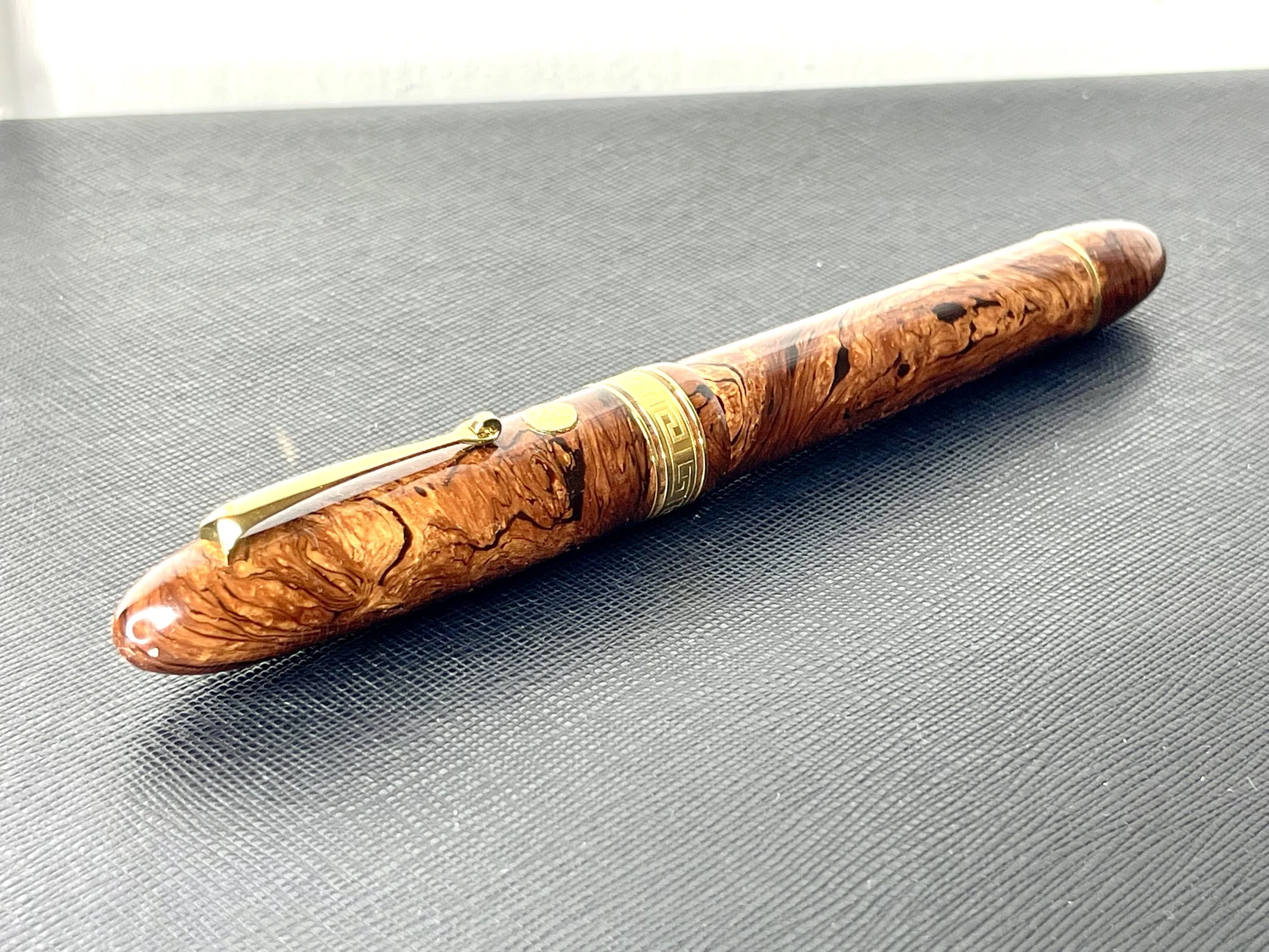 ASC Burlwood Oversize Ogiva Fountain Pen