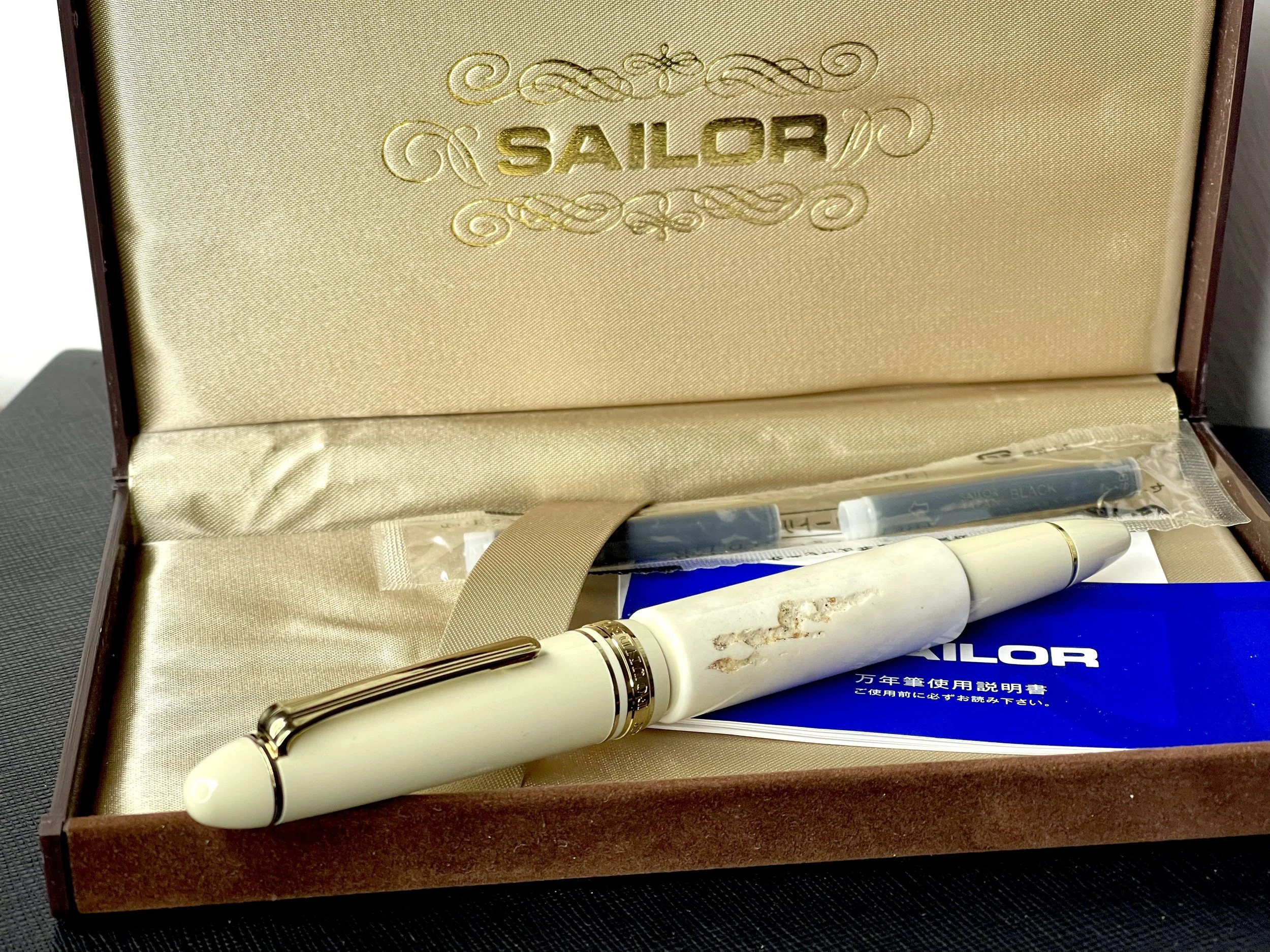 Sailor 1911 Deer Horn Ivory Fountain Pen. Limited to 20 Worldwide
