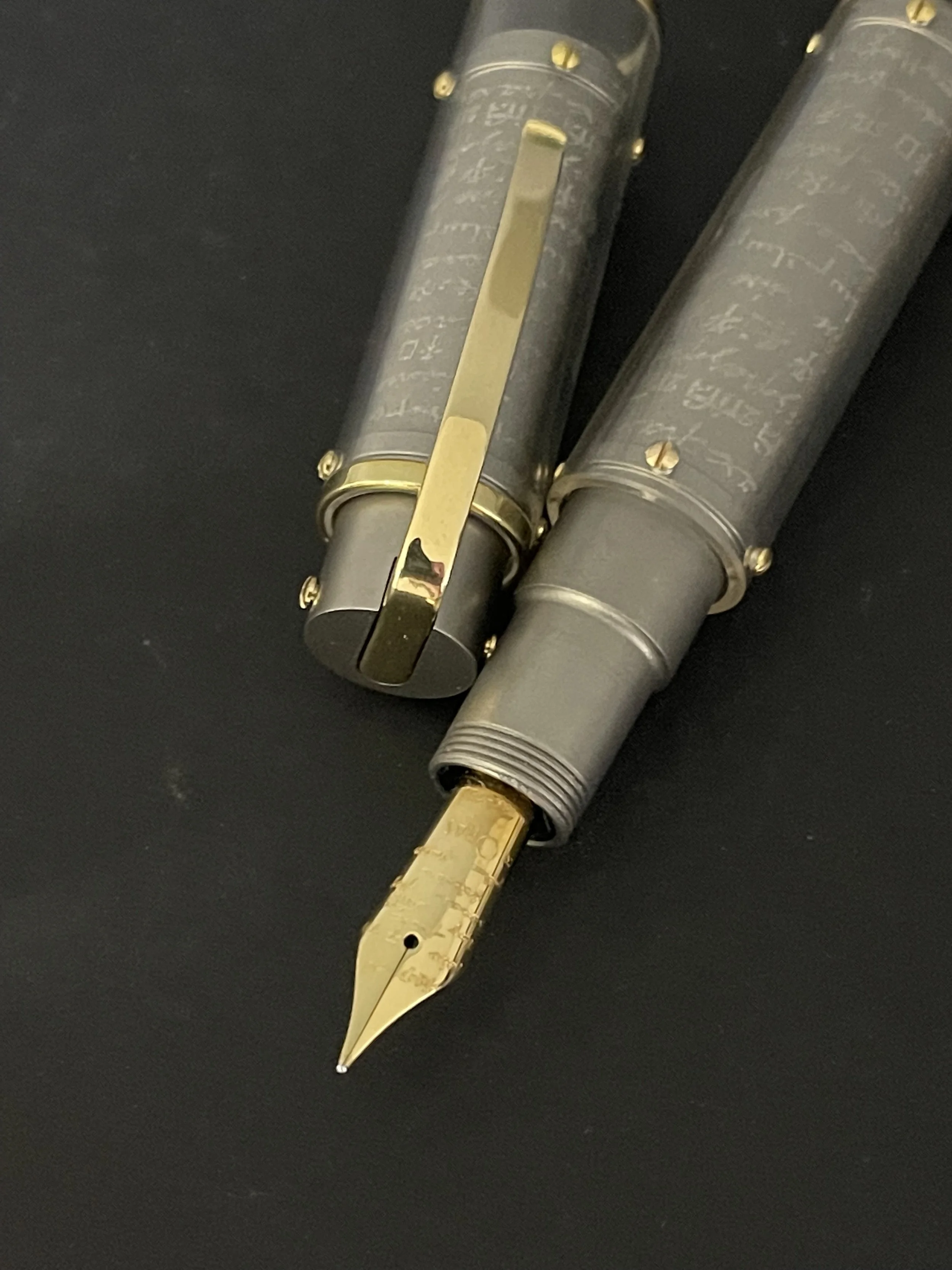 Omas Harmonia Mundi Titanium Limited Edition Fountain Pen