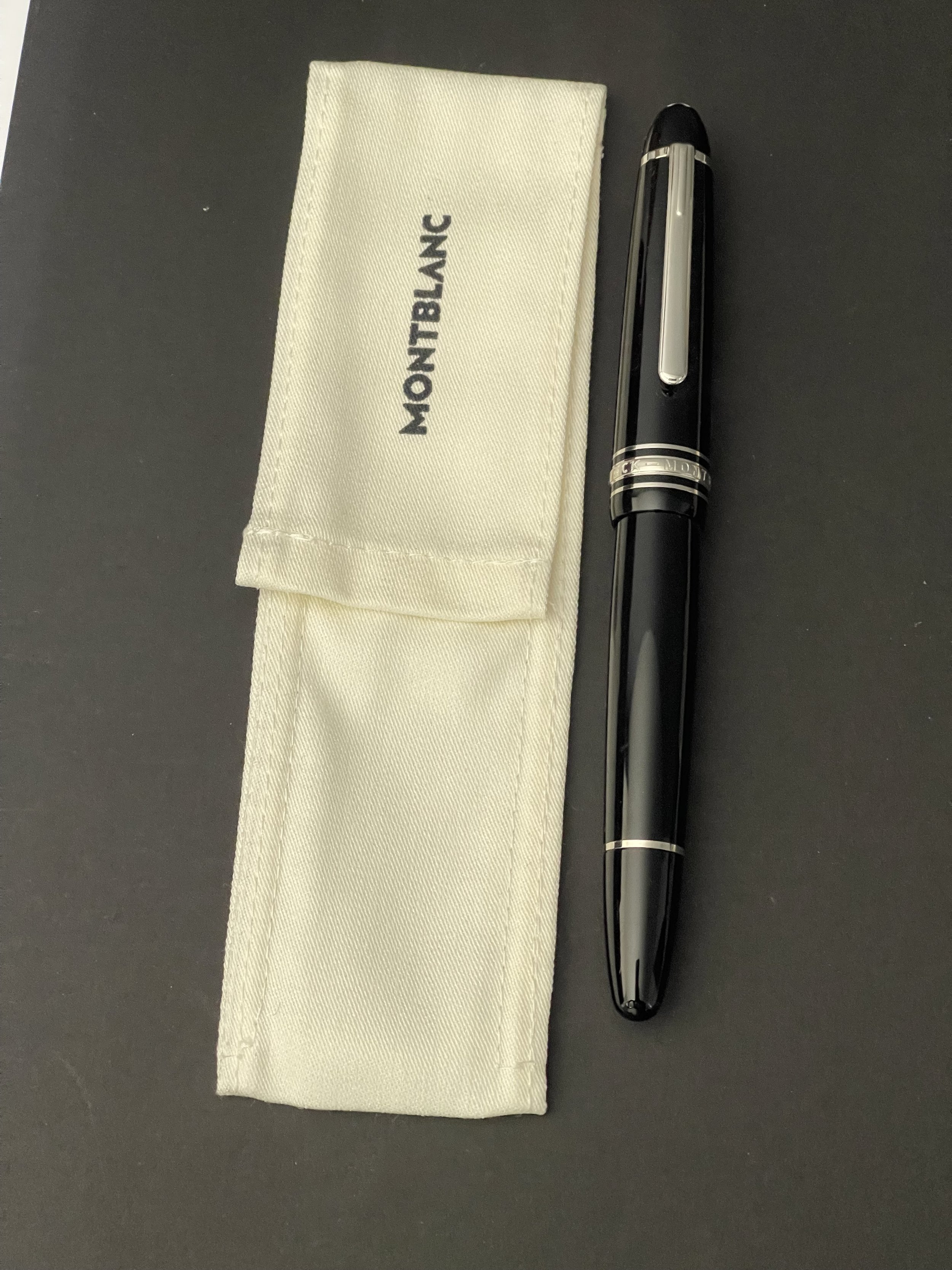 Montblanc Meisterstuck 146 LeGrand Platinum Trim Fountain Pen (B)