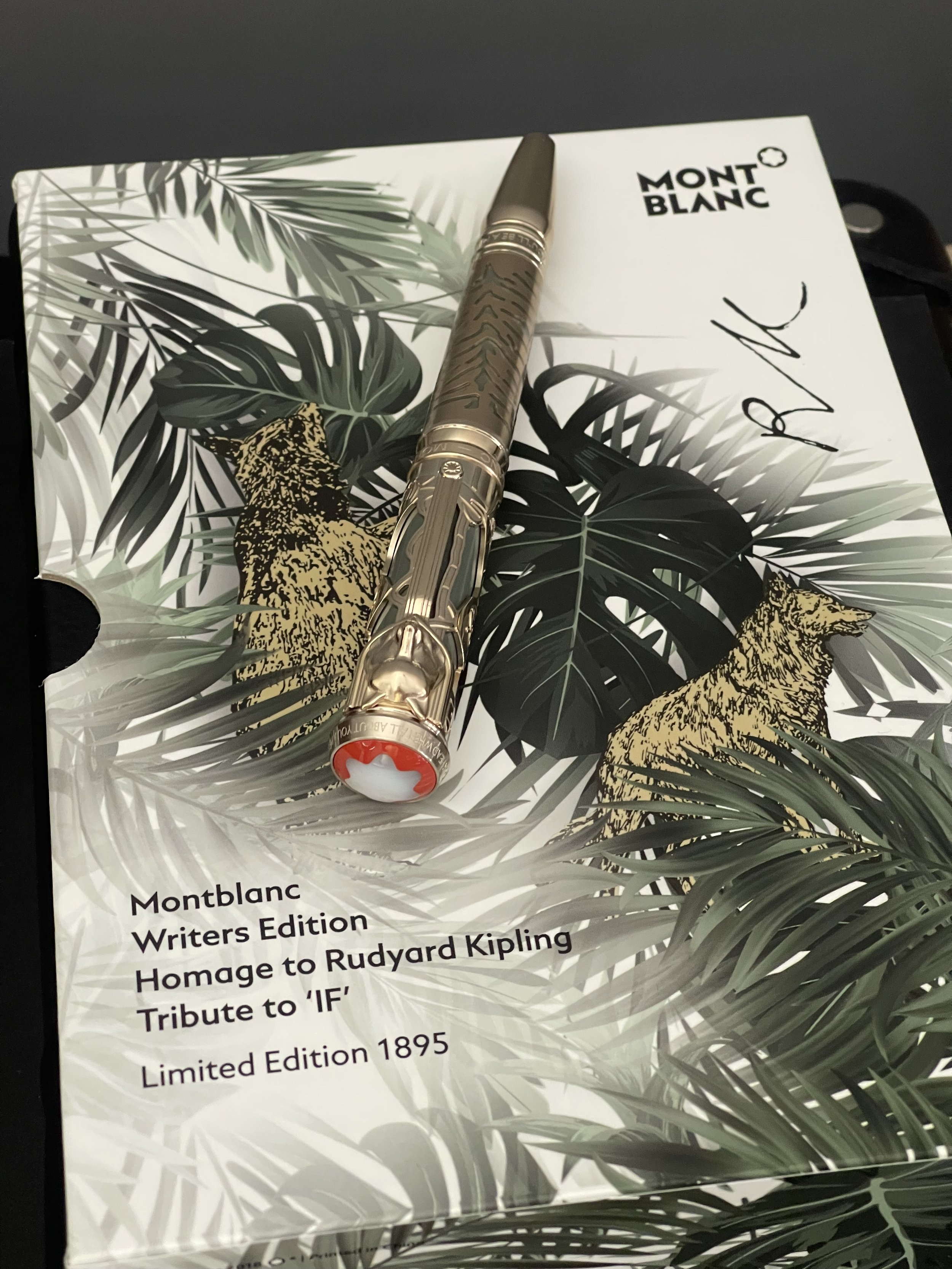 Montblanc Writers Edition Homage to Rudyard Kipling 1895 Fountain 