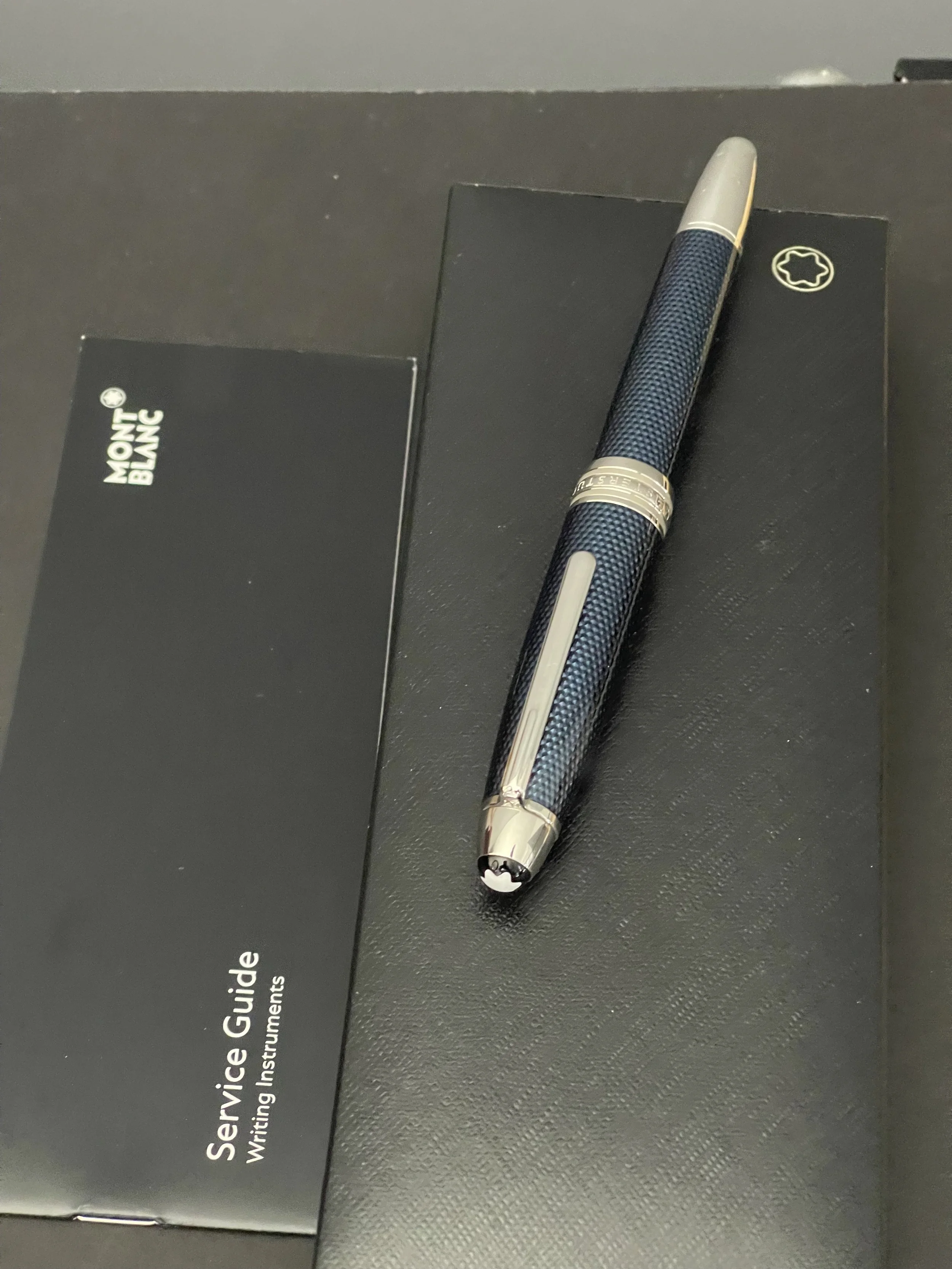 Montblanc Meisterstuck Solitaire LeGrand Fountain Pen Blue Hour 