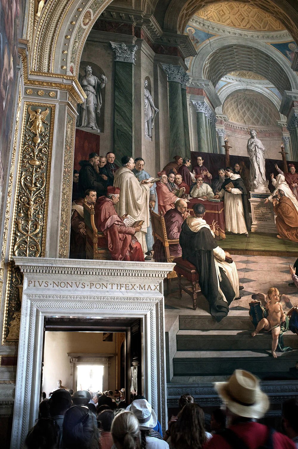 On my way to the Sistine Chapel. Rome, 2012