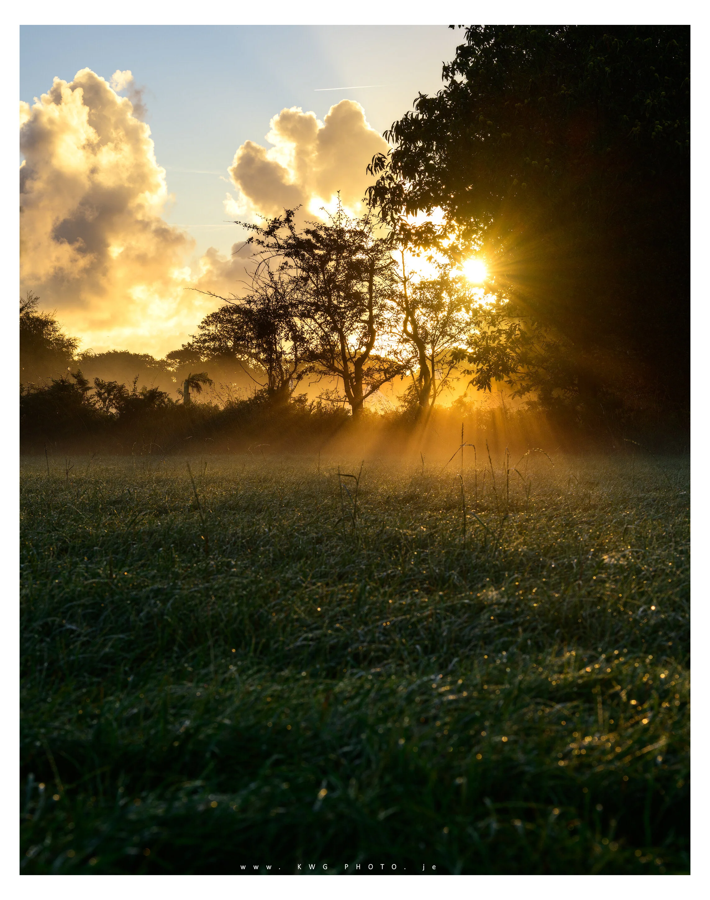Misty Dawn In St Martin