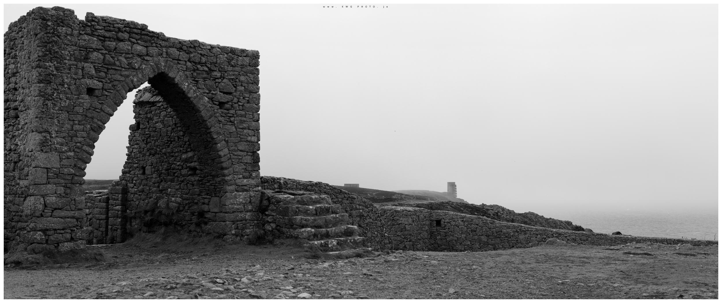 Grosnez Castle looking out over the west coast
