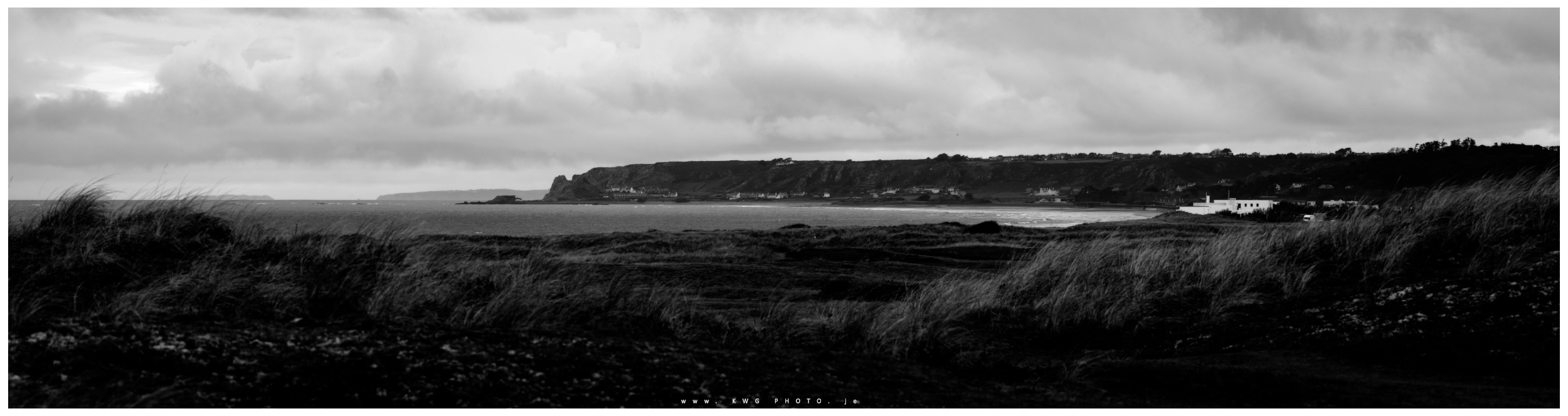 St Ouen bay viewed from the sand dunes