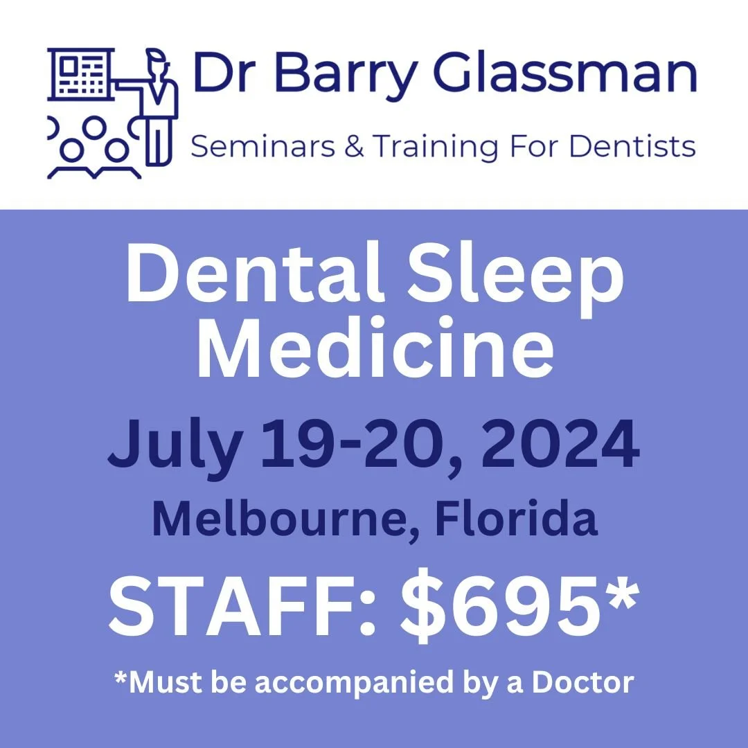 Dental Sleep Medicine — Dr Barry Glassman Seminars