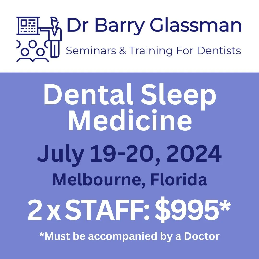 Dental Sleep Medicine — Dr Barry Glassman Seminars