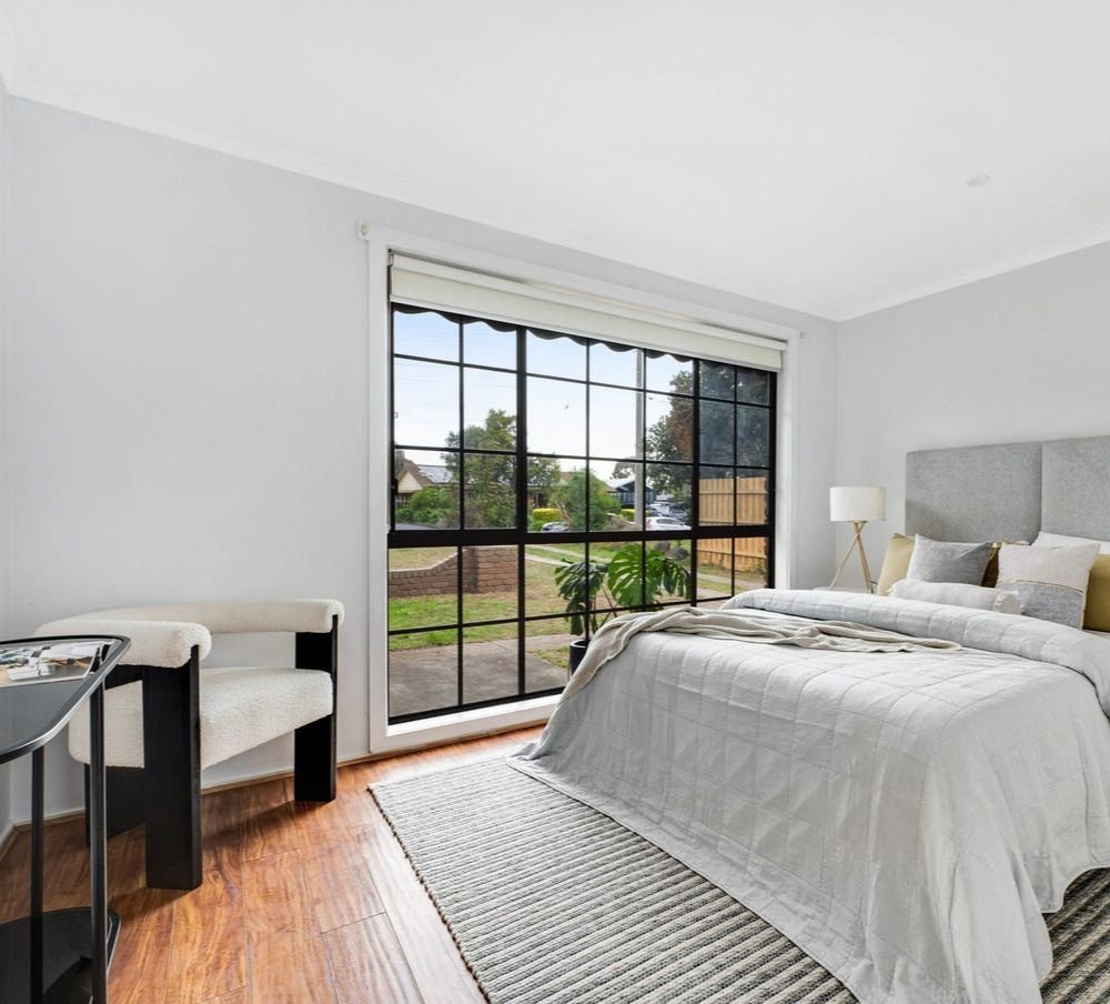 The master bedroom is the sanctuary in any home. Styling with balanced colour tones, texture and patterns can make the master bedroom feel sophisticated yet calming and peaceful. 

#kepropertystylingmelbourne #propertystylingmelbourne #realestate #ho