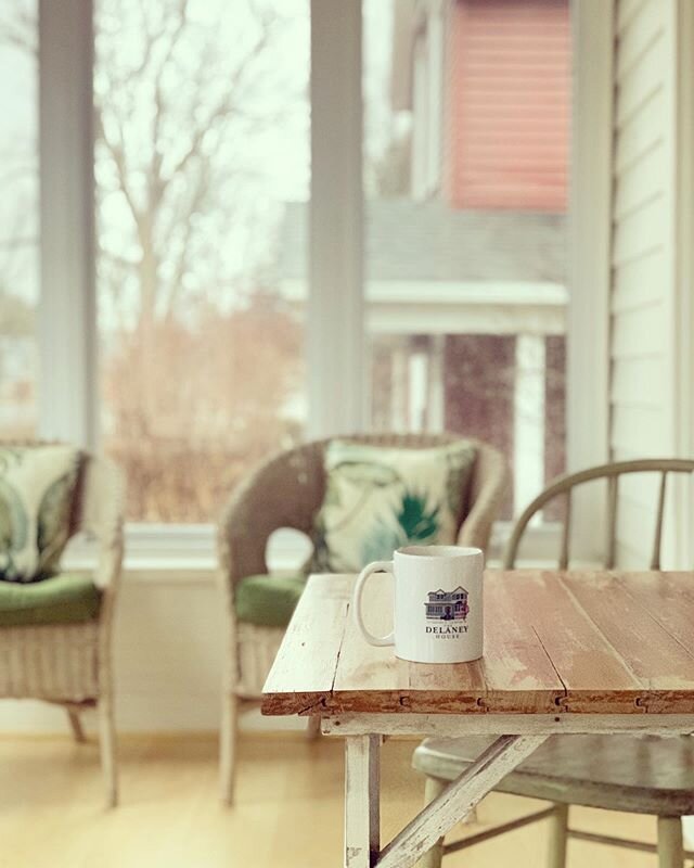 Spring is so close we can taste it. 🌷 ☀️ #porchcoffee #elkrapids