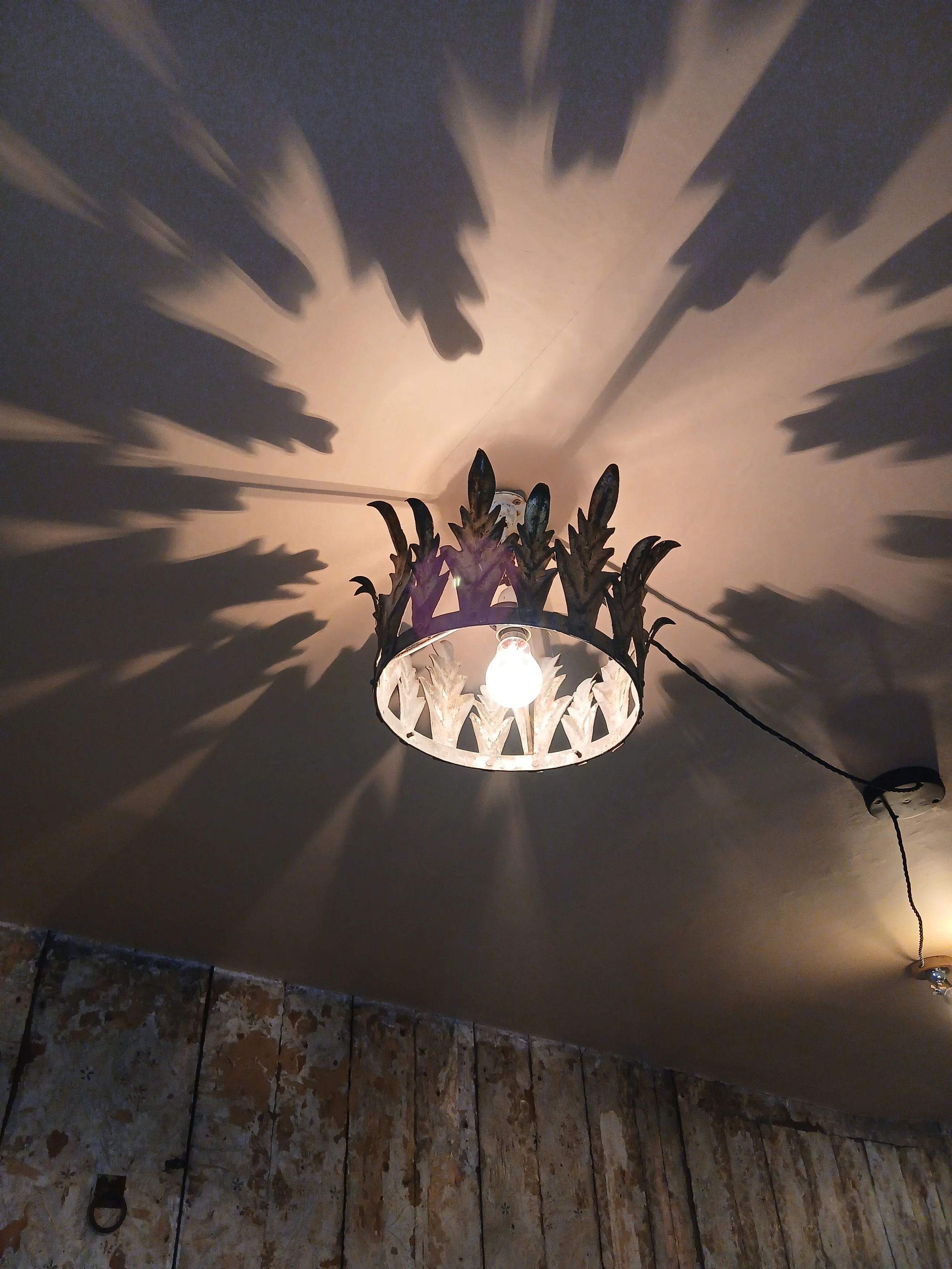 Crown light at For Creative People in Hay-on-Wye