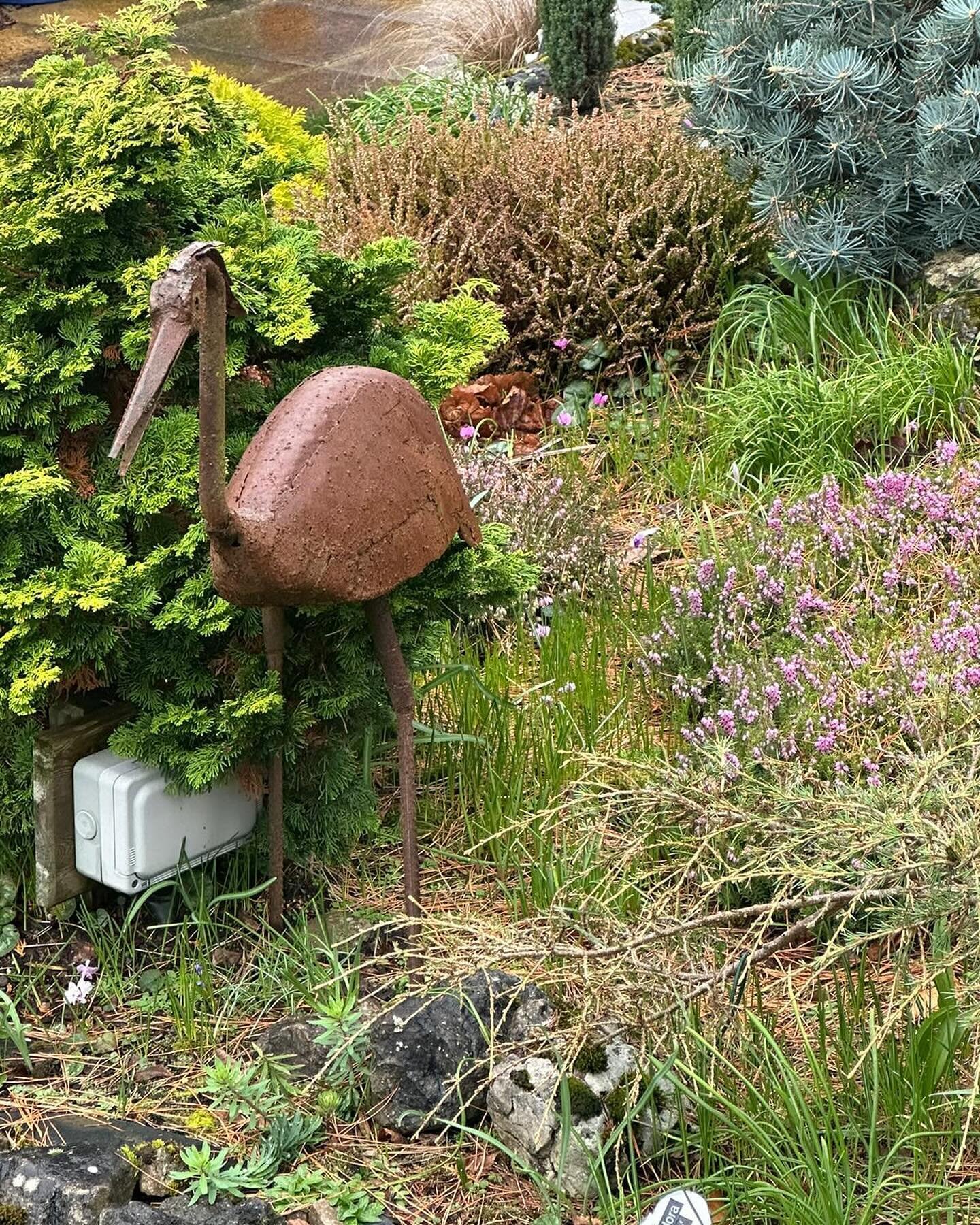 A day on the road today visiting one of our longstanding clients. 
This garden centre has been retailing Chi-Africa sculptures for 24 years! The bird sculpture you can see has been in the same spot for many of those years, and although it has develop