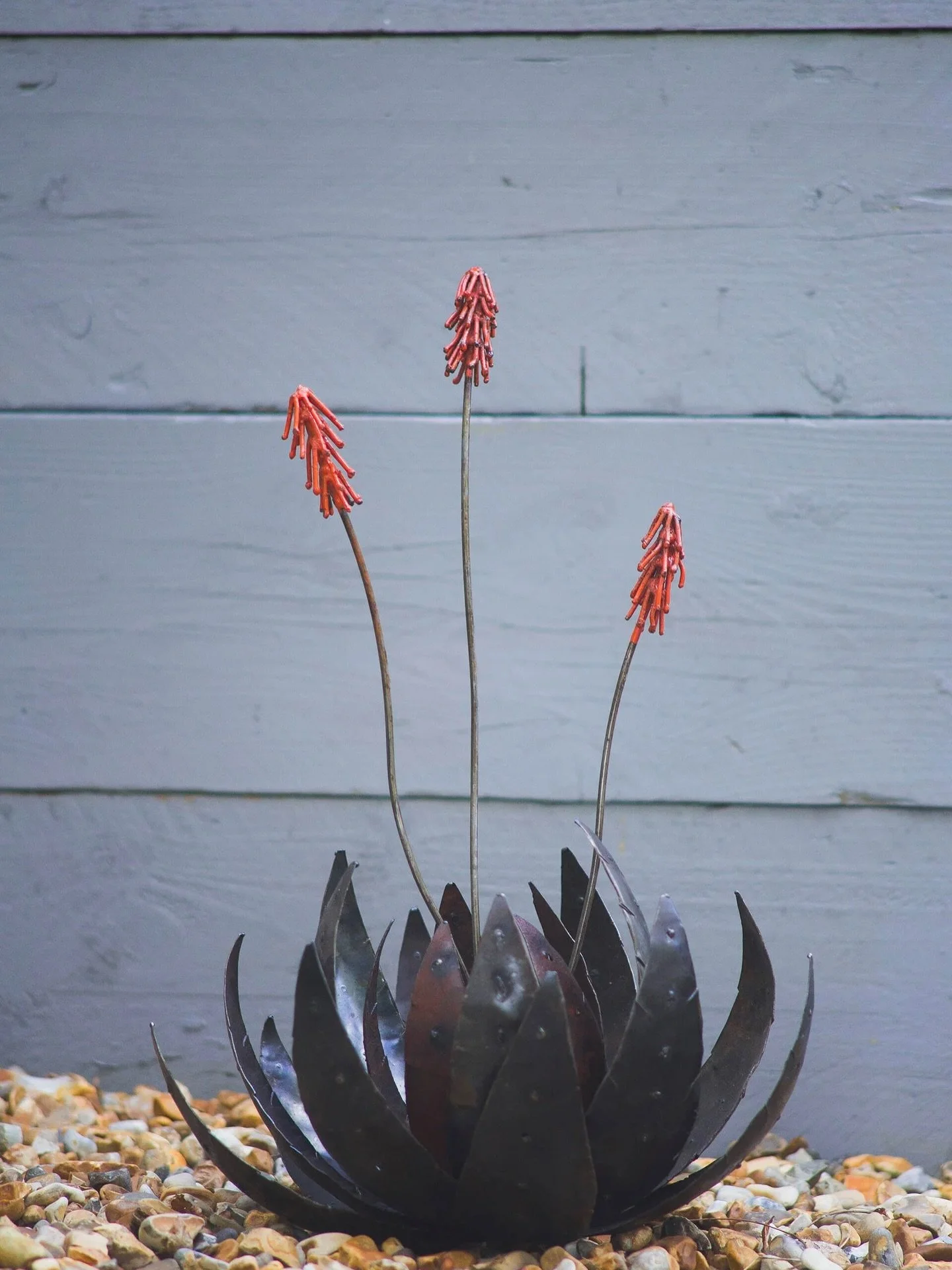 Some familiar favourites have returned! The characterful Goose, to the intricate Painted Dragonfly, and our best-selling Aloe Plant, to name just a few. 

Handcrafted in Zimbabwe from recycled metal, each piece is designed to bring lasting interest a